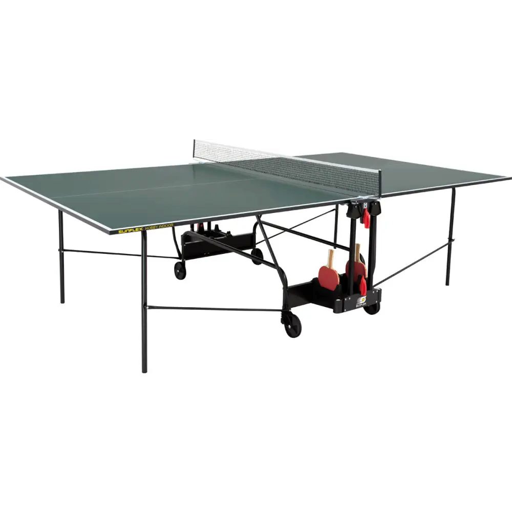 Sport-Knight® Tischtennisplatte Indoor-Tischtennisplatte, Klappbar, Transportrollen und Bremssystem
