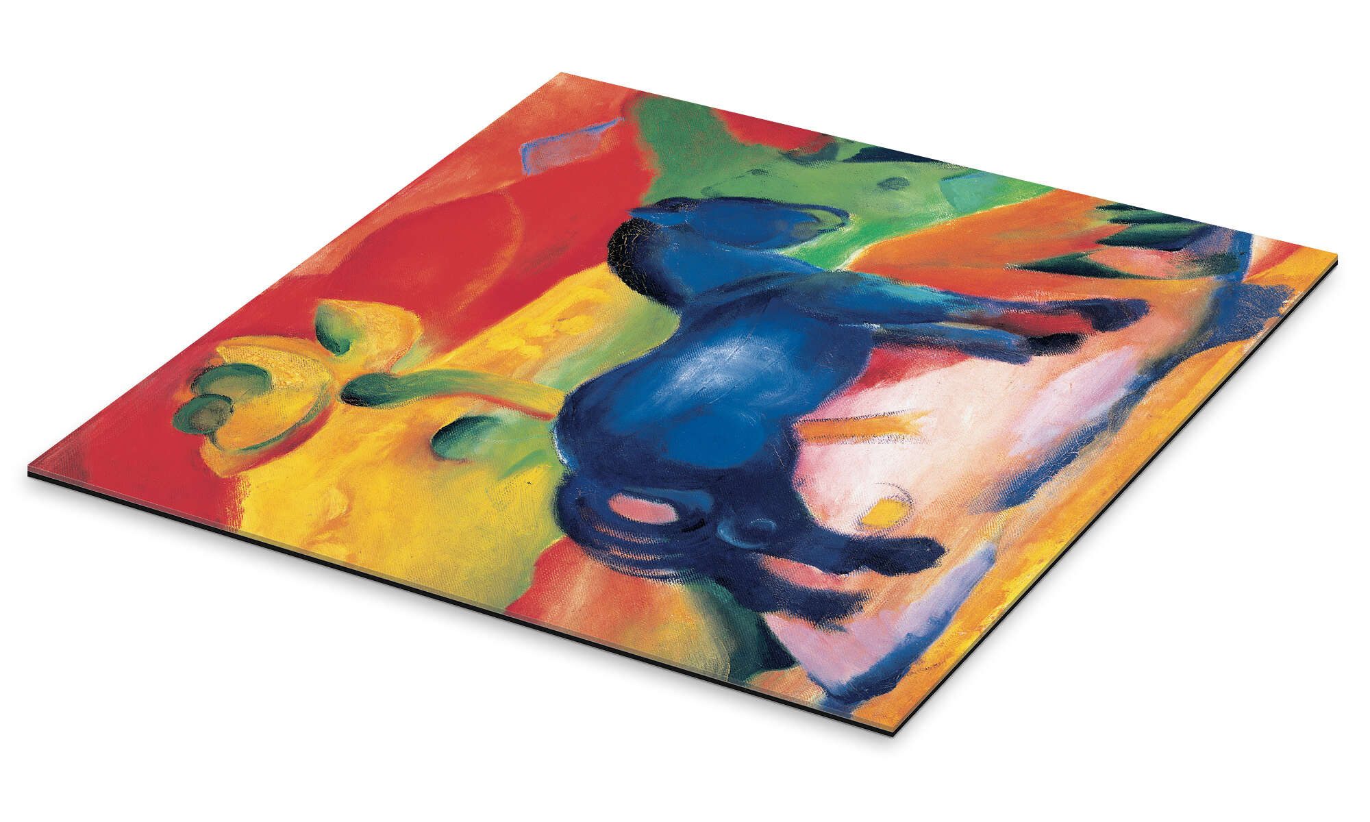 Posterlounge Wandbild Das kleine blaue Pferdchen, Franz Marc, erhältlich als Poster, Leinwandbild, Wandsticker oder Acrylglasbild