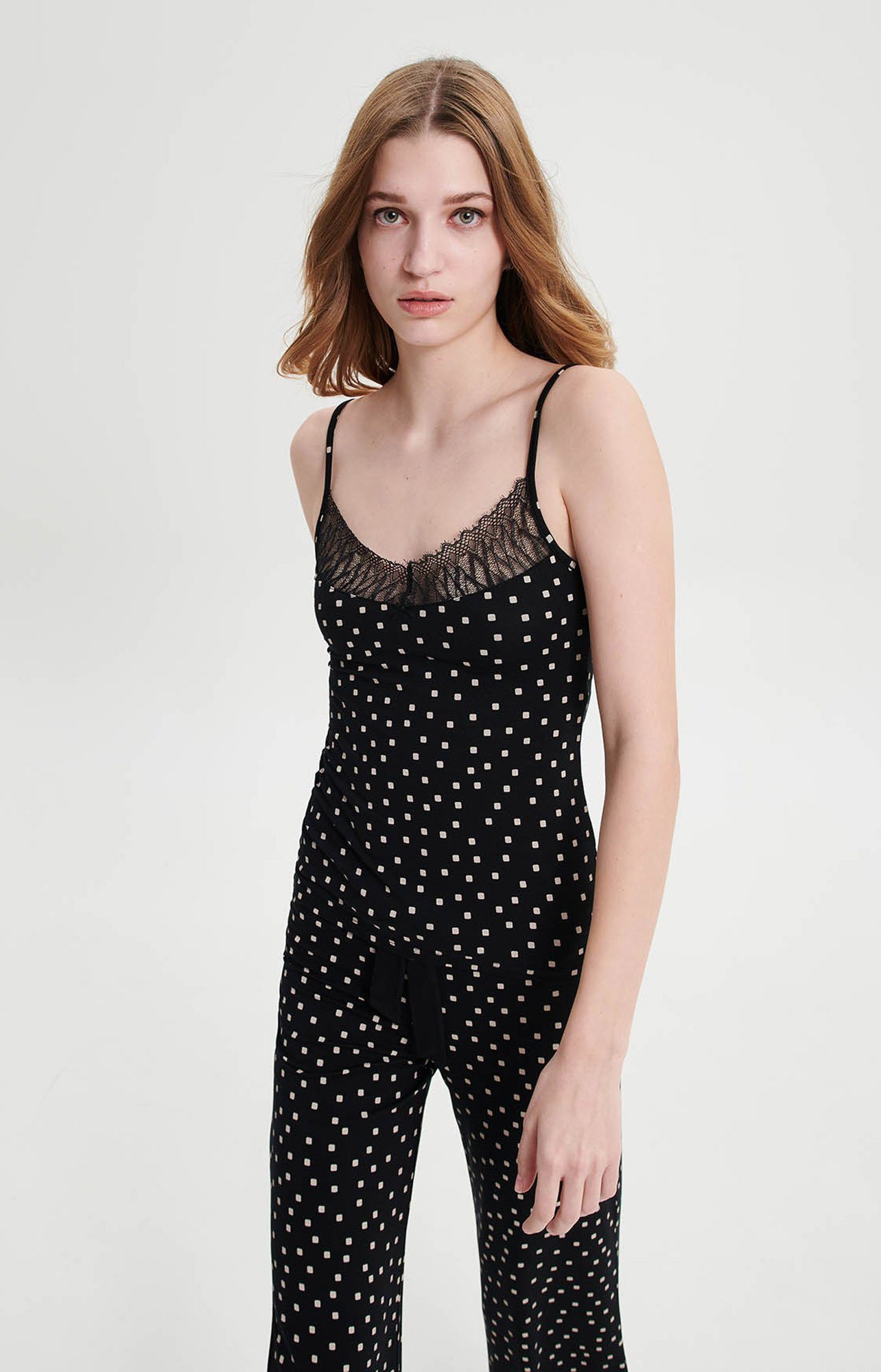 Damen Pyjamahose Vamp 1-tlg., Schlafanzughose Modal lingerie lang 1-teilig) VAMP (Set, Homewearhose Relaxhose