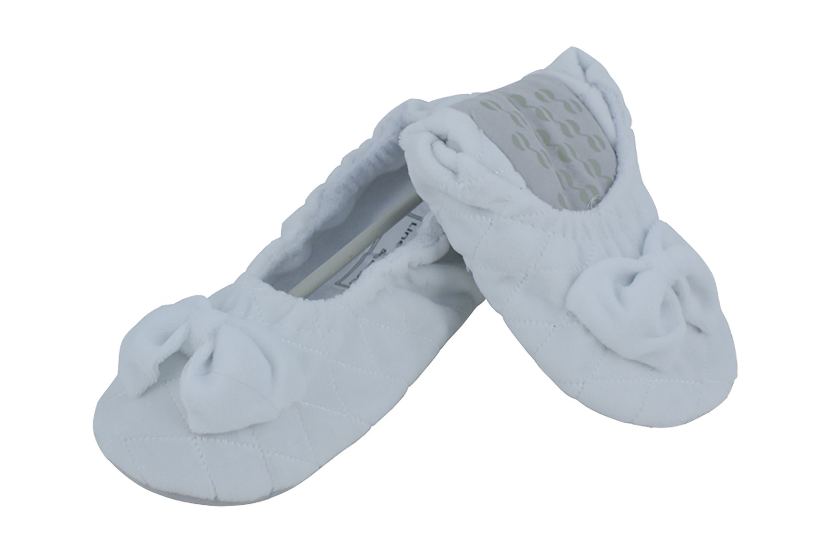 Linea Scarpa Sunny Damen Hausschuh Ballerinas Weiß Schlappen