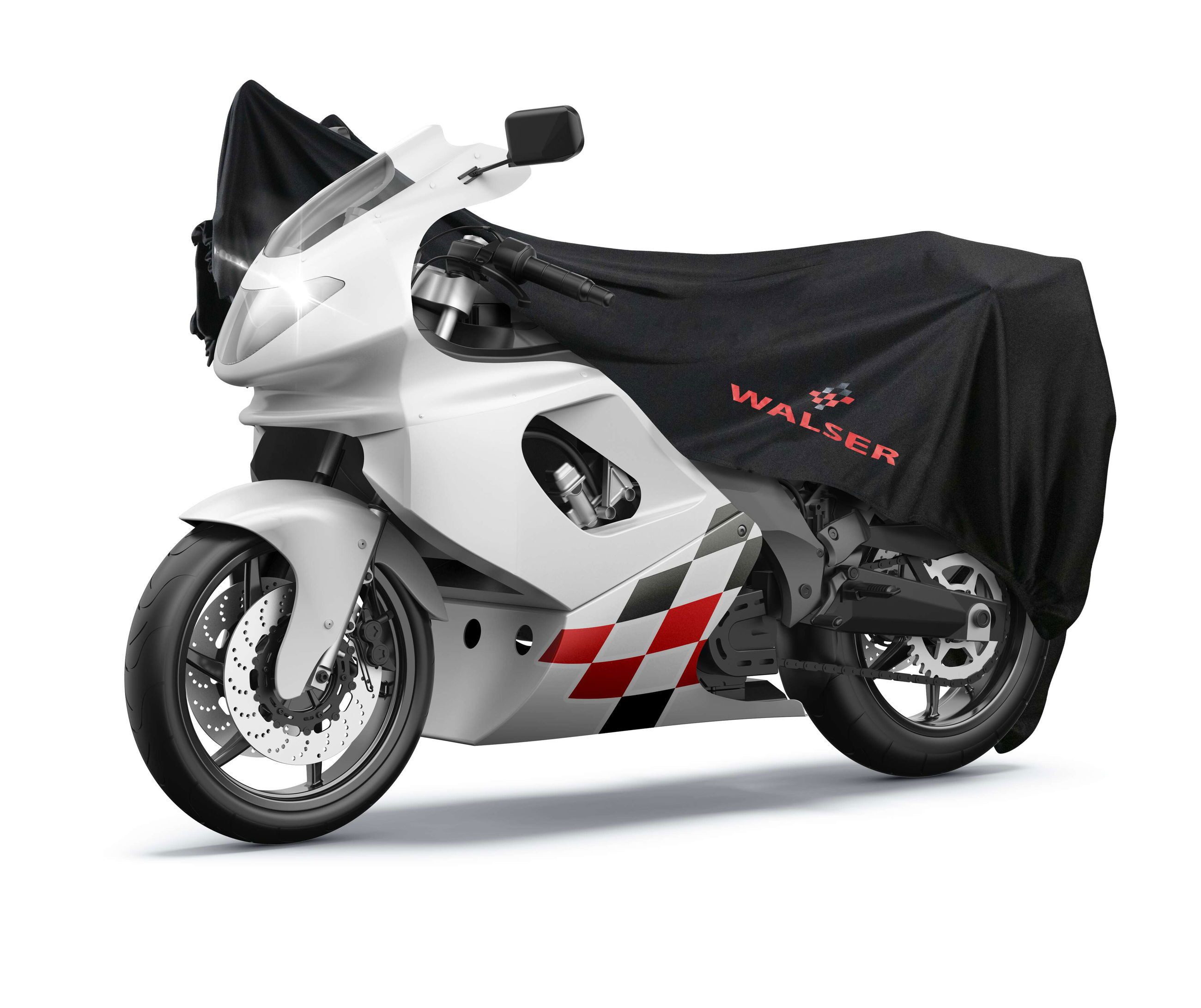 WALSER Autosonnenschutz Motorradgarage Indoor Stretch, 95 x 120 cm, (1-St., 1 Stück)