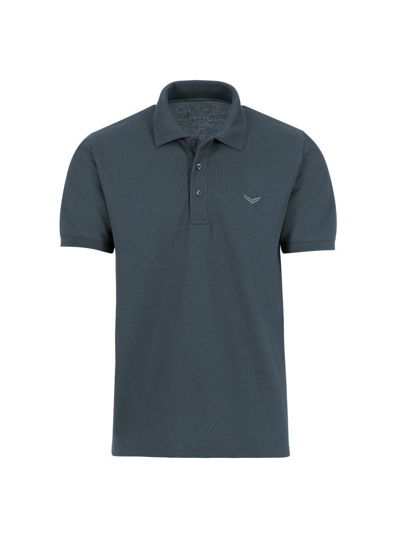 Trigema Poloshirt TRIGEMA Poloshirt in Piqué-Qualität anthrazit