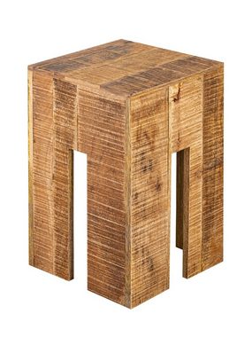 Casamia Blumenhocker Blumenhocker quadratisch 28 x 45 x 28 cm Hocker Blumensäule Sitzhocker