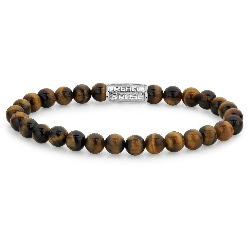 Rebel & Rose Armband Beaded bracelet Tiger Lily RR-60014-S - Diameter: 17.5 cm - M