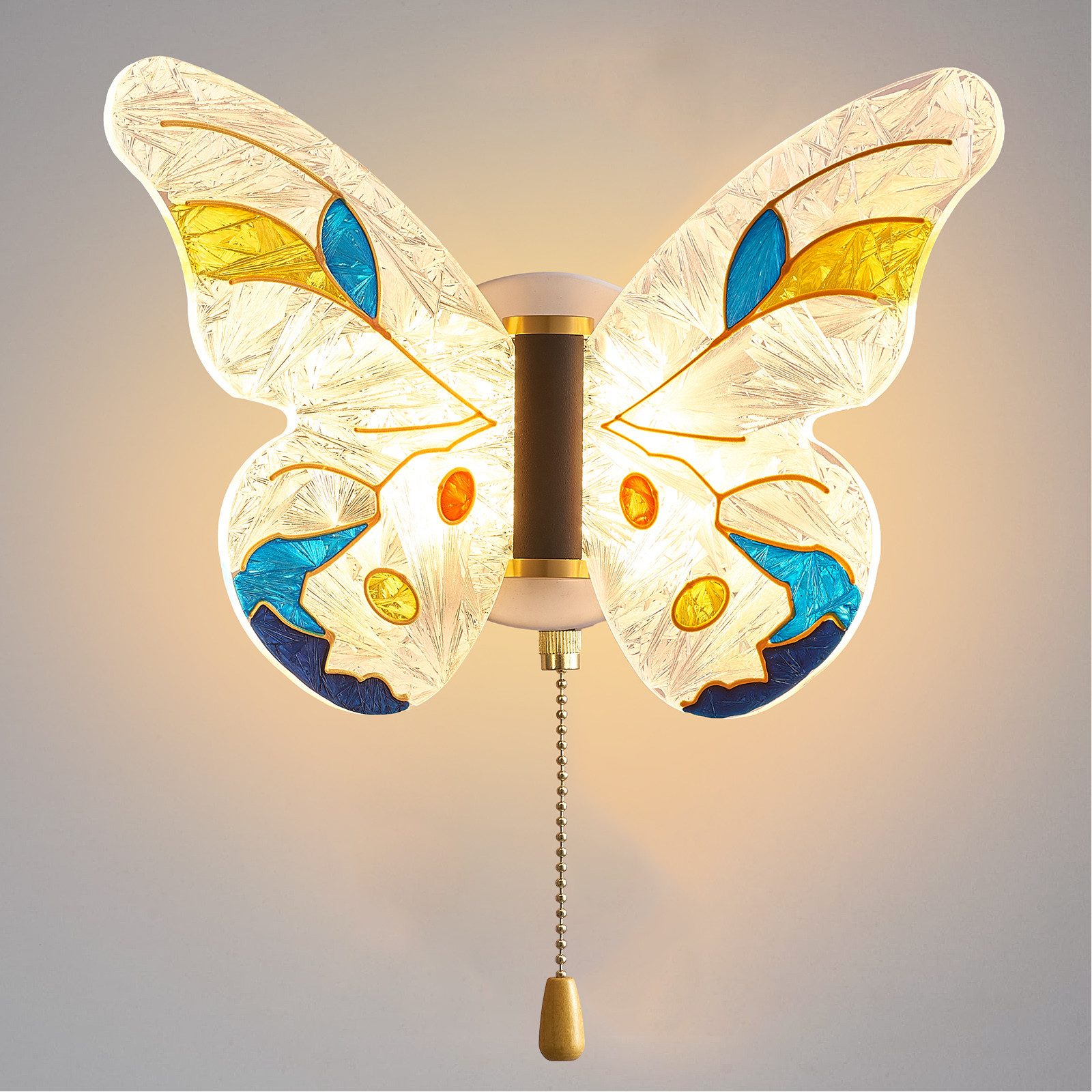 MUPOO LED Wandleuchte LED Wandleuchte Schmetterling dimmbar, Wandlampe mit günstig online kaufen