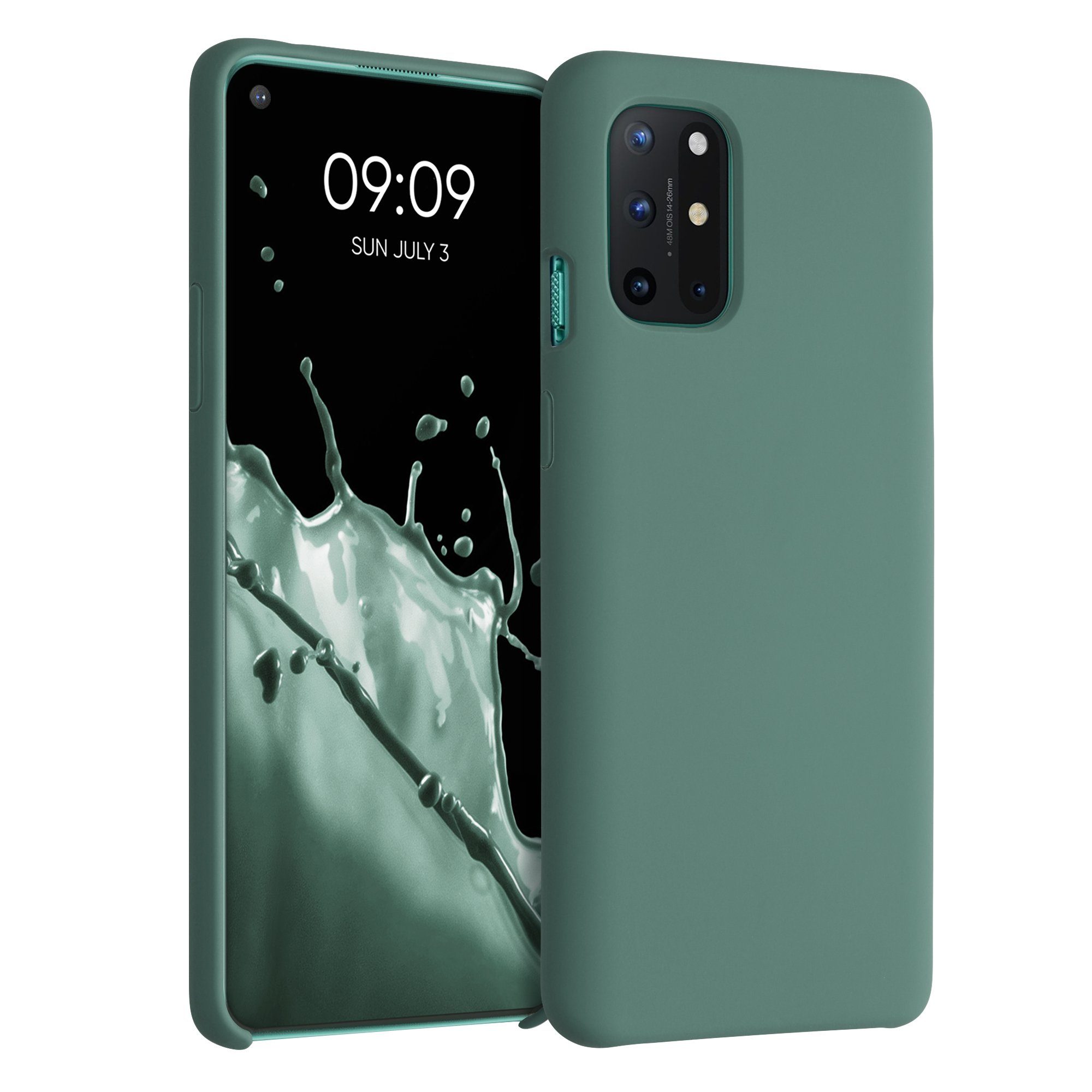 kwmobile Handyhülle Handyhülle für OnePlus 8T Hülle, Weiches Handy Silikon Case - Schutzhülle Cover