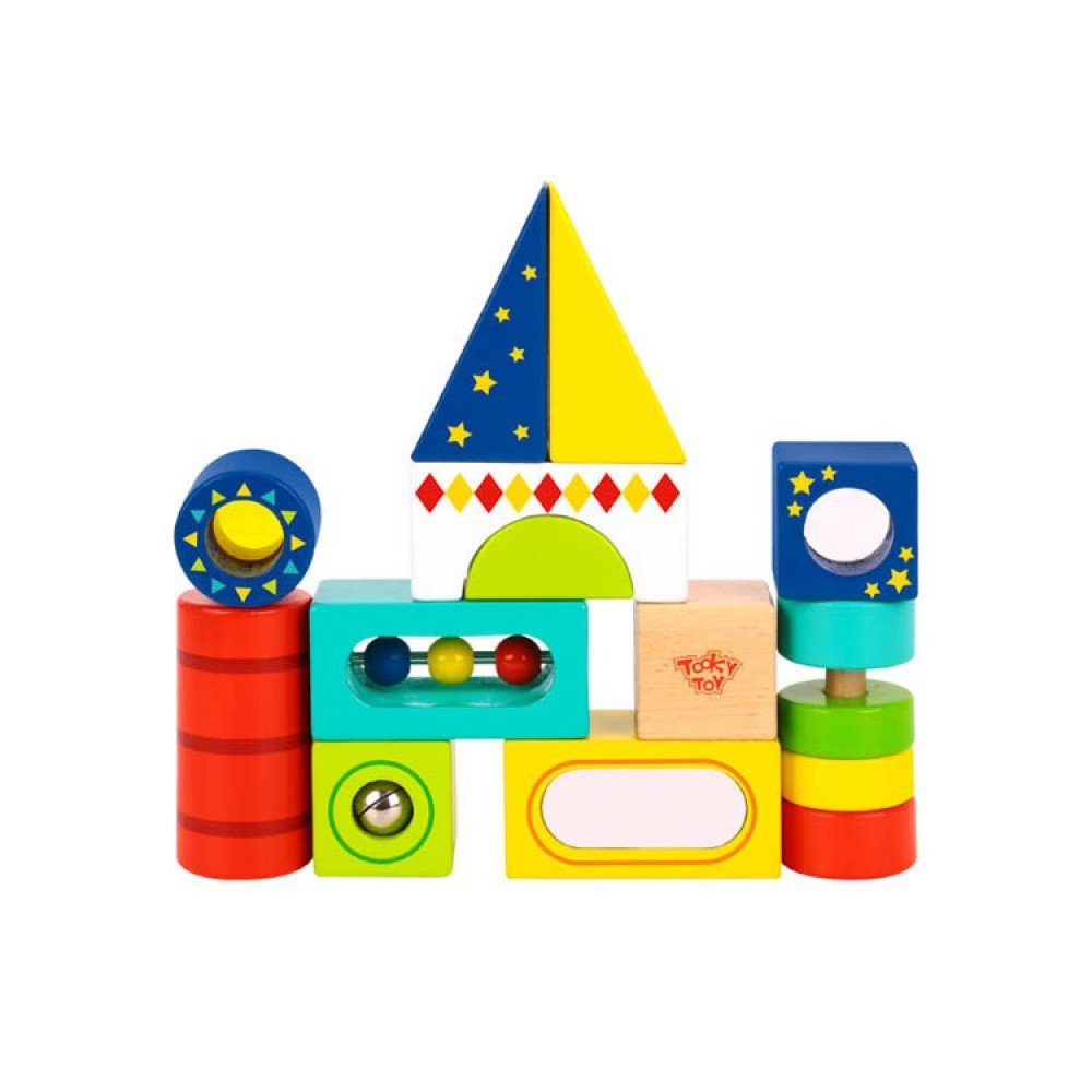 Kinder Holzbausteine TL717 Konstruktions-Spielset