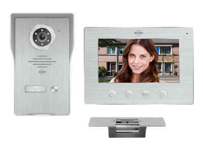 Elro Video-Türsprechanlage (Innenbereich, Außenbereich, Klingelanlage 1 Familienhaus, Kamera Tür-Klingel Video-Sprechanlage)