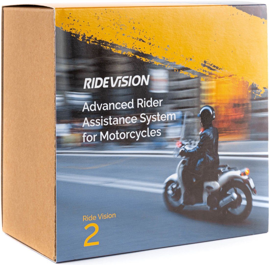 Ride Vision Motorrad-Additiv 2 Pro mit LED Spiegel Fahrerassistenzsystem