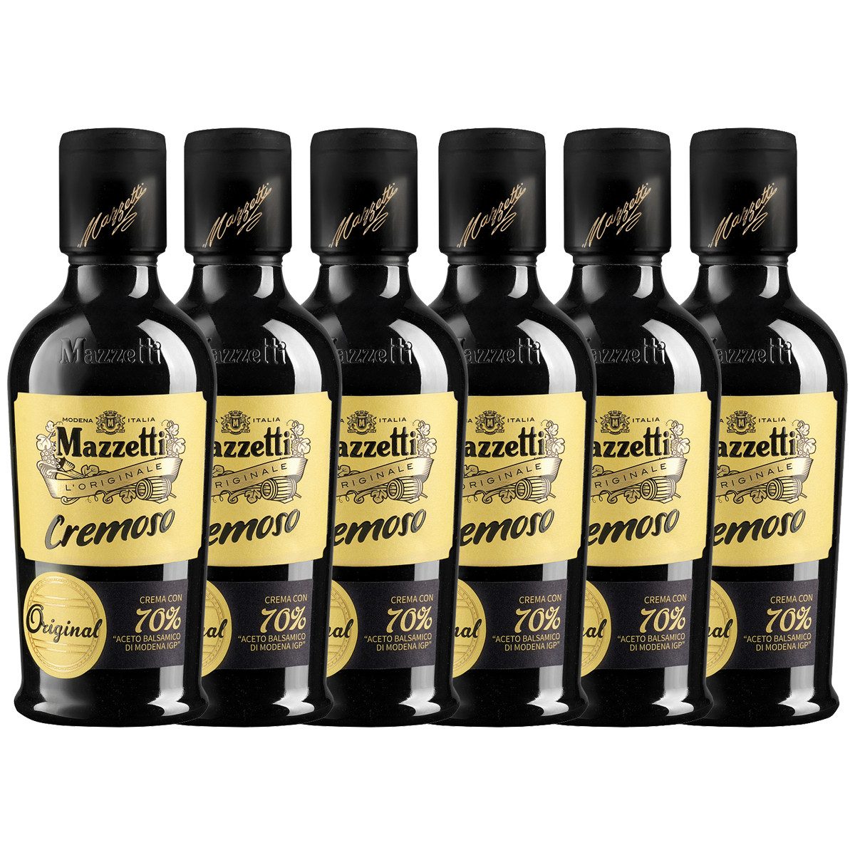Mazzetti Essig, Mazzetti Cremoso, Crema Di Balsamico, 6er Pack (6x 380 ml)