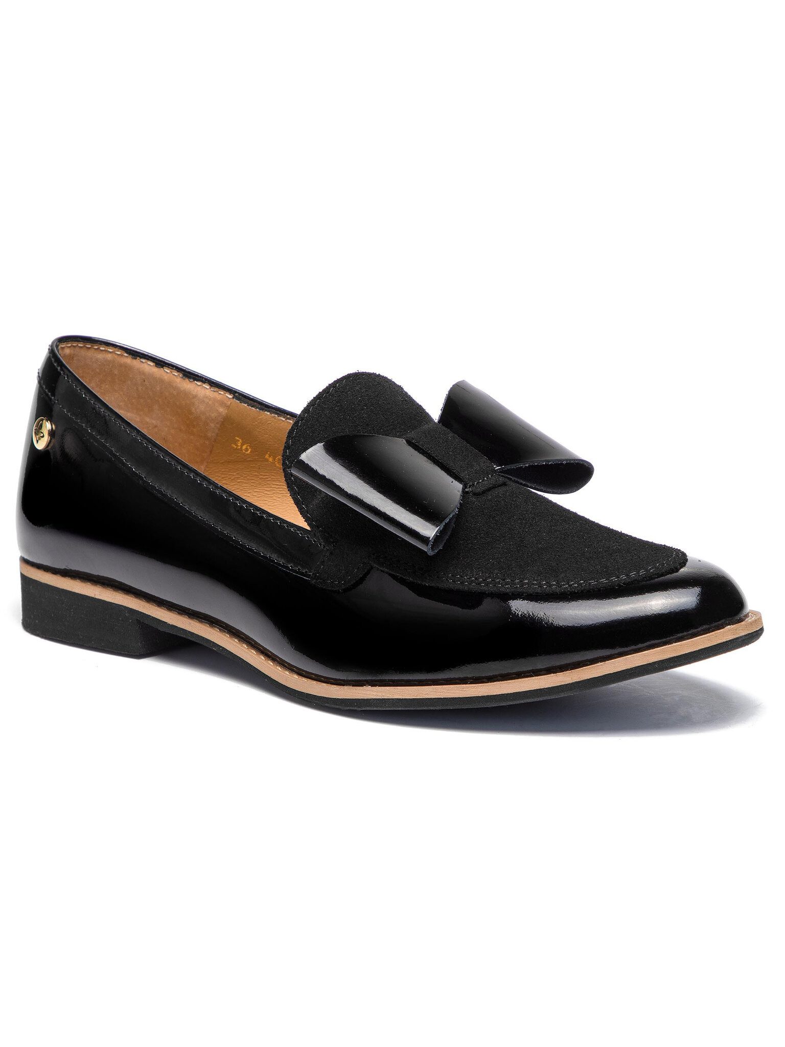 Slipper 04099-01/00-5 Czarny Lakier Slipper