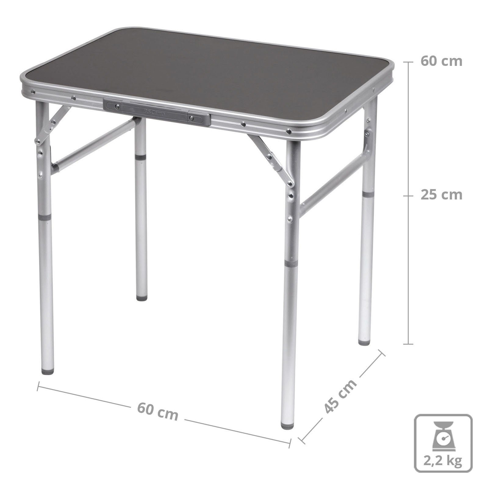 Bo-Camp Campingtisch Alu Mini Camping Klapptisch günstig online kaufen