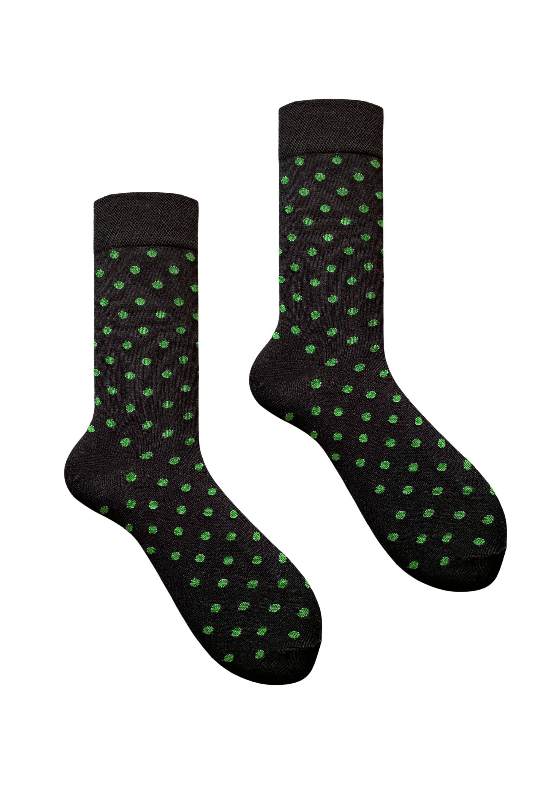 BAMBUSSOCKEN SOX Socken Schwarz PUNKTE Basicsocken HESE 6 PAAR