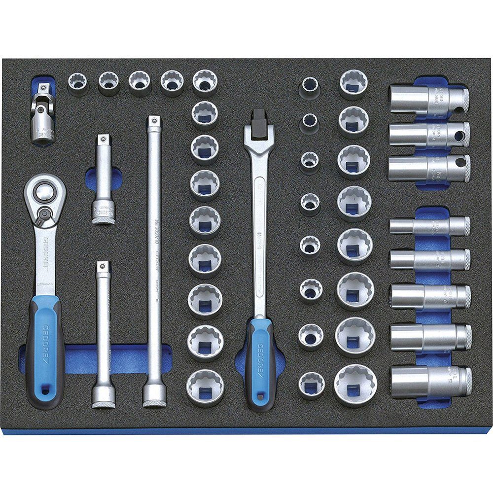 Gedore Торцевой ключ Gedore 2005 CT2-D 30 Торцевой ключsatz 3/8" (10 mm) 43teilig 2016486