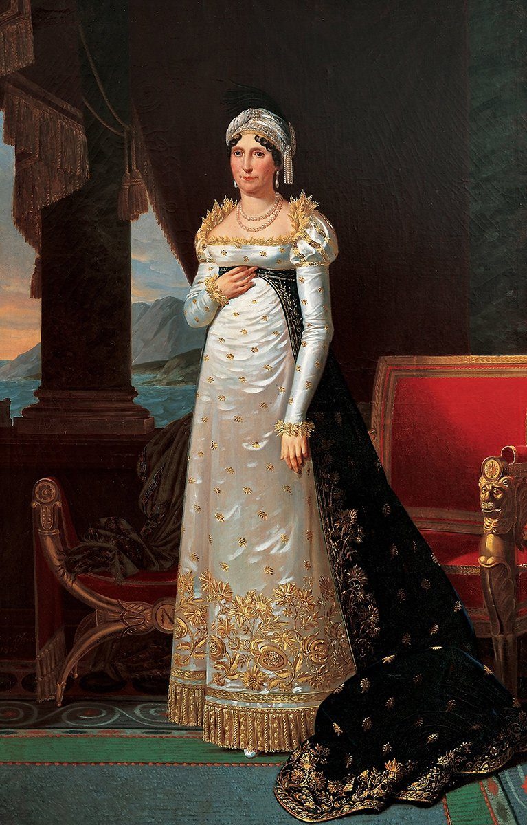 Kunstdruck Letizia Ramolino Bonaparte Robert Lefevre Adel Mode Mutter  Napoleon B, (1 St)
