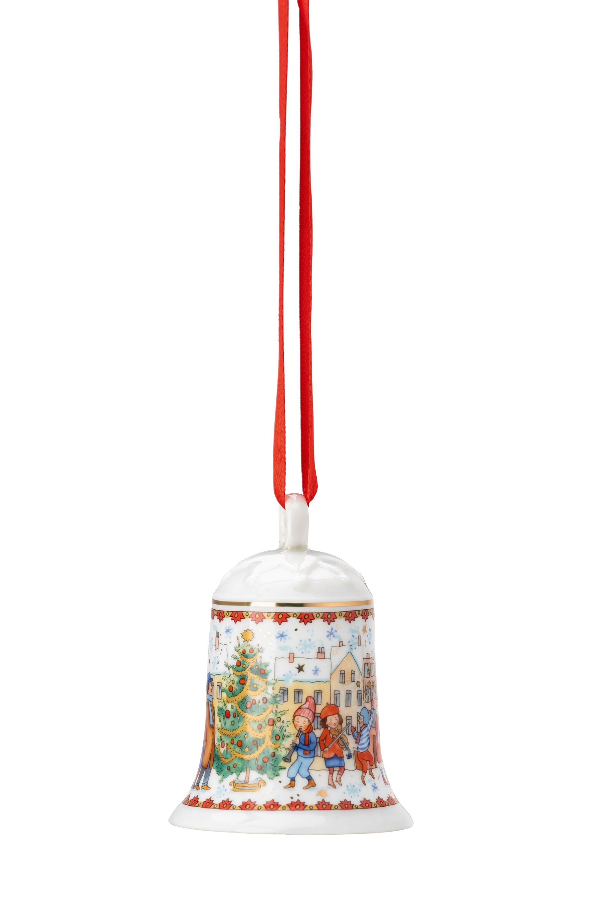 Christbaumschmuck Hutschenreuther Porzellanglocke Weihnachtsglocke 2023