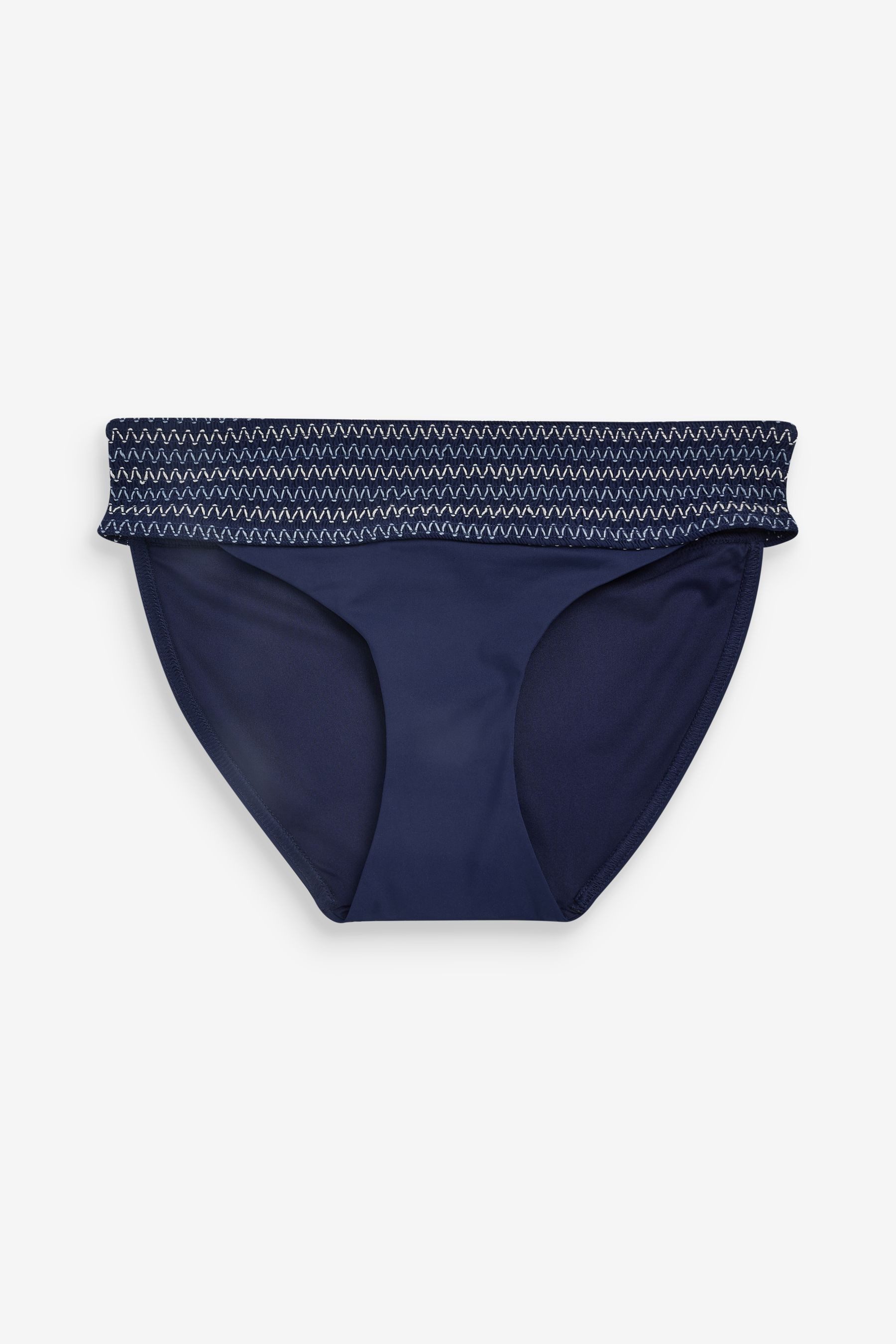 Next Bikini-Hose Gesmokte Bikinihose mit hohem günstig online kaufen