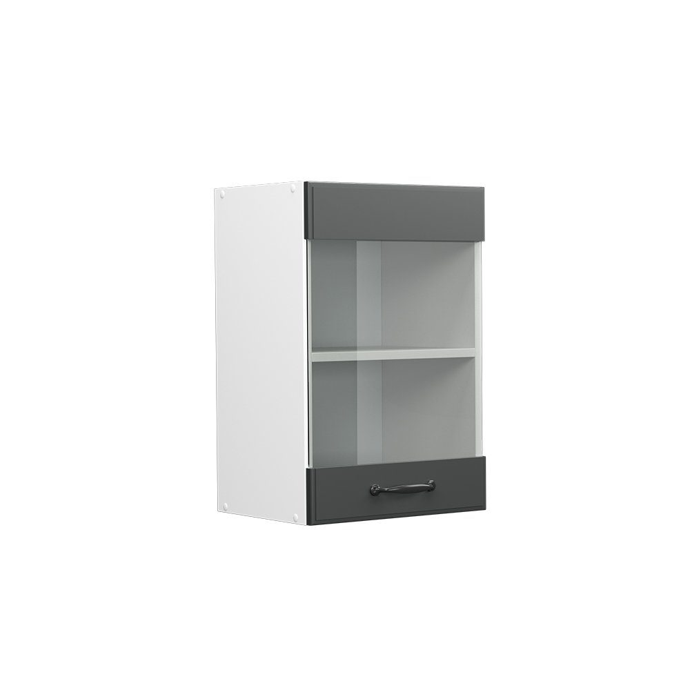 Vicco Glashängeschrank R-Line, Anthrazit Landhaus/Weiß, 40 günstig online kaufen