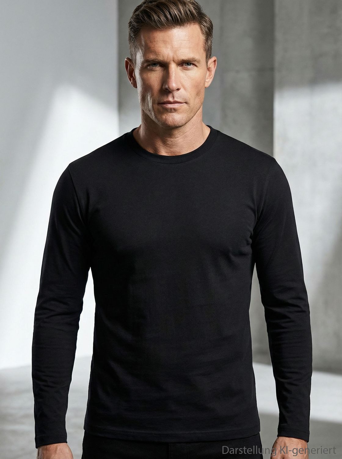 RAGMAN Longsleeve 400180 mit Rundhals-Ausschnitt im 1er, 2er oder 3er SPARPACK
