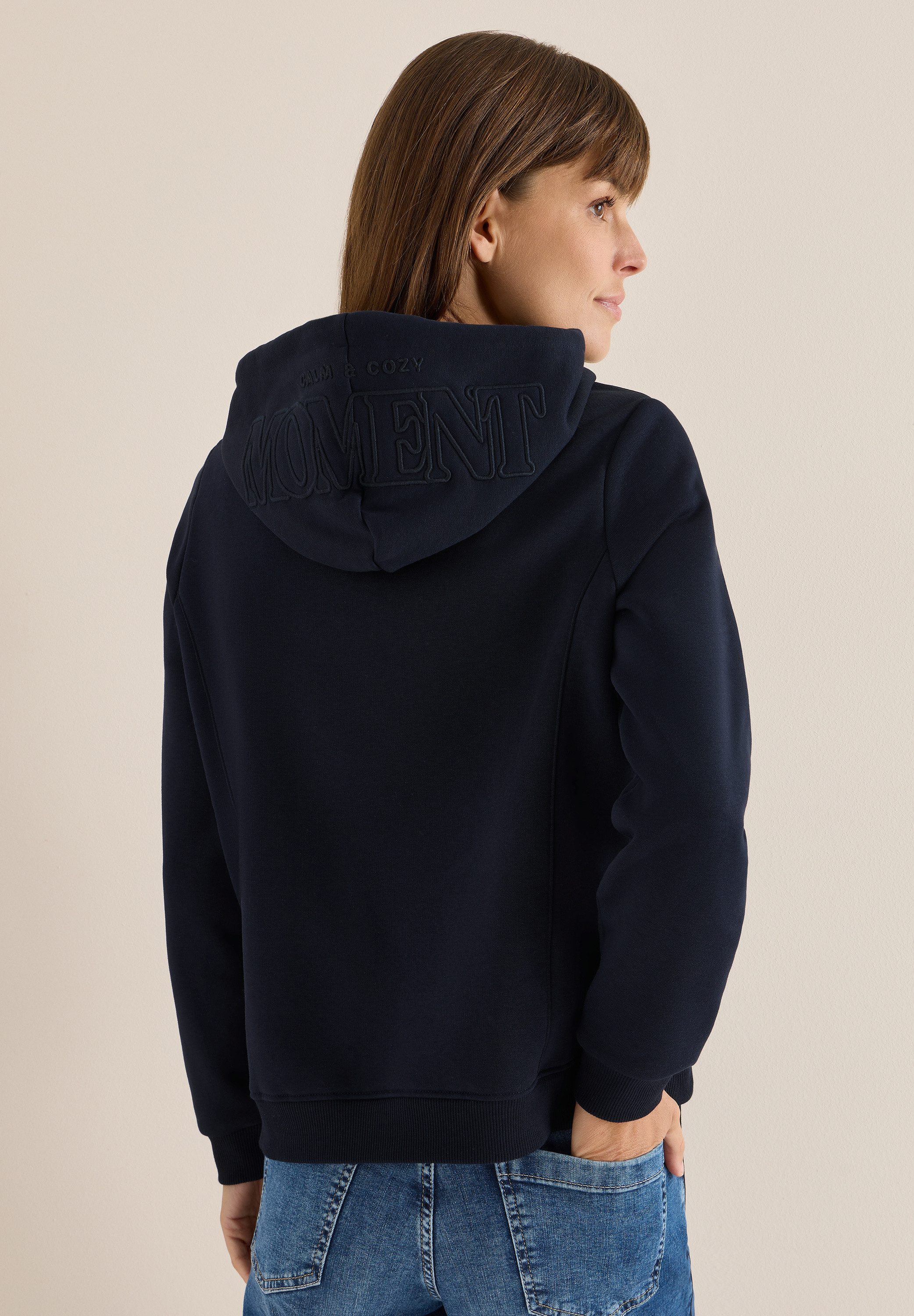 CECIL Sweatshirt mit Kapuze mit Tunnelzugband günstig online kaufen