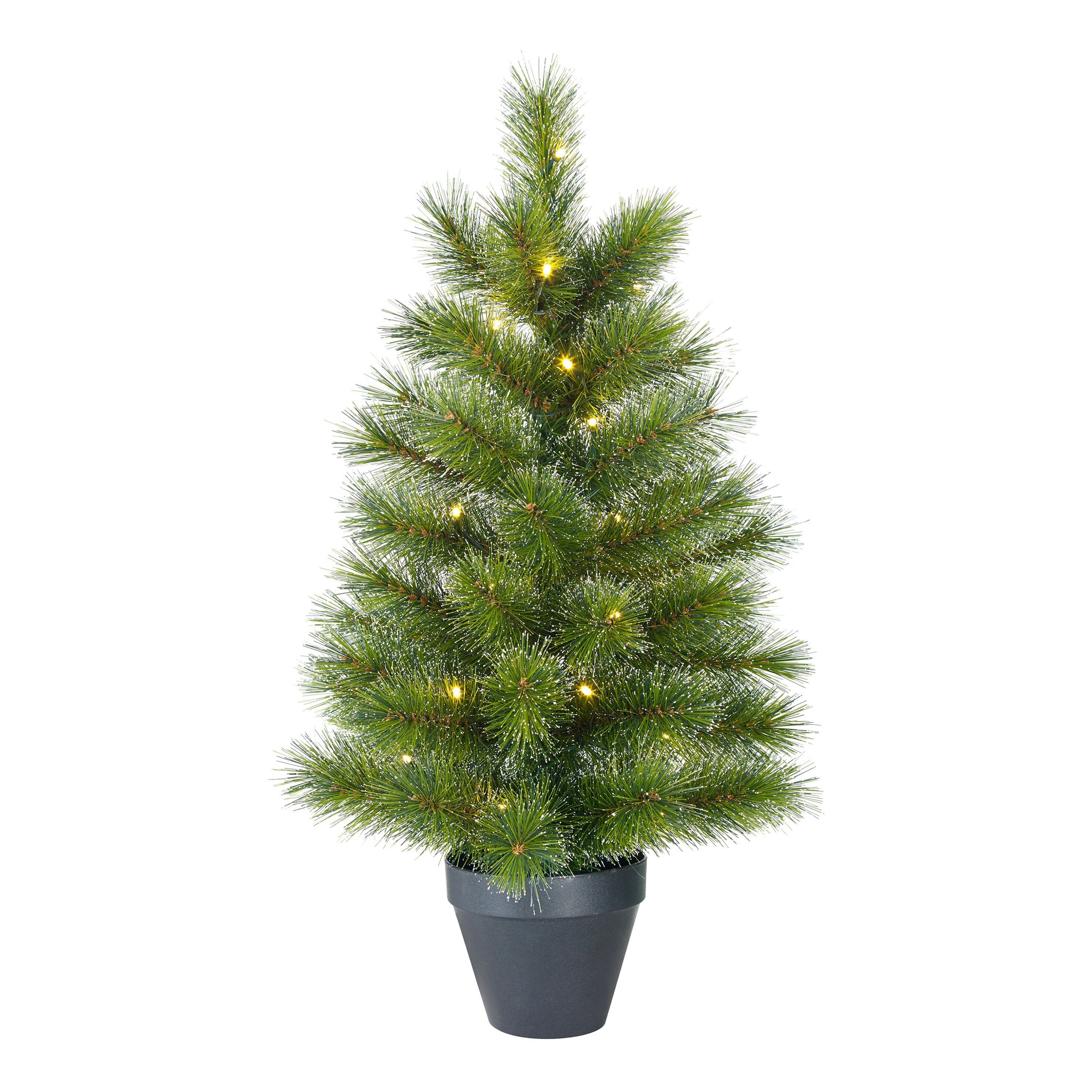 Black Box Trees Künstlicher Weihnachtsbaum Black Box Trees Glendon Weihnachtsbaum getopft led batteriebetrieben g