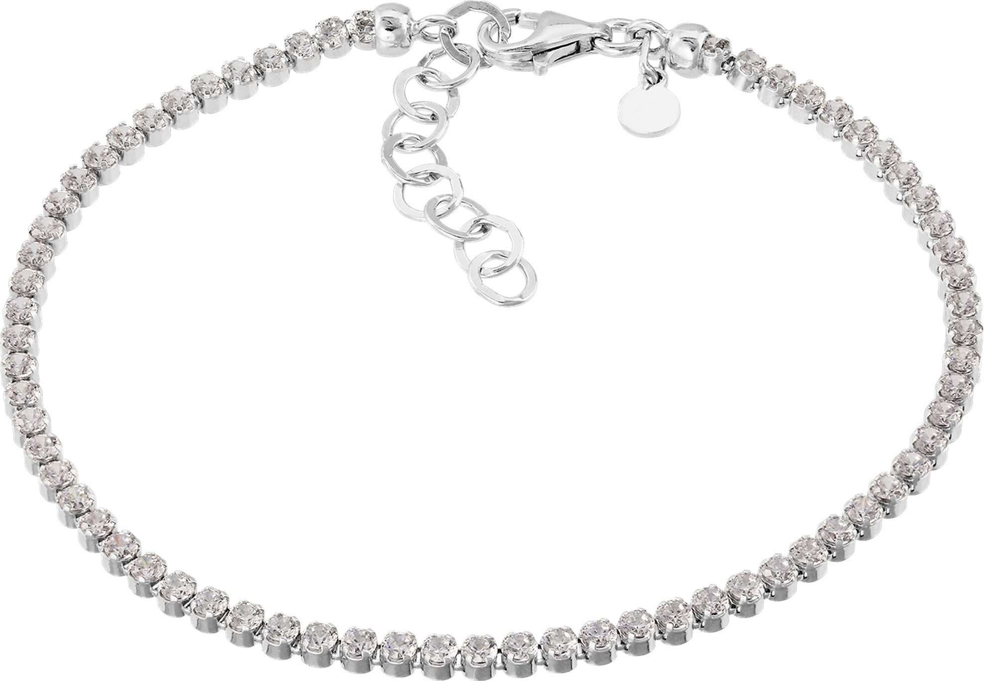 Silberarmband SilberDream Armschmuck 18-21cm weiß