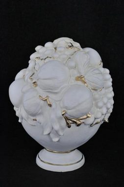 JVmoebel Skulptur Vase Große Raum Blumen Vasen Kübel Antik Stil Deko Obst 32cm