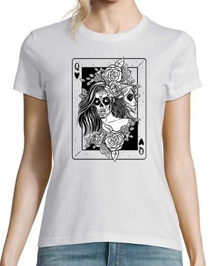 Youth Designz T-Shirt Dead Queen Damen Shirt mit trendigem Frontprint