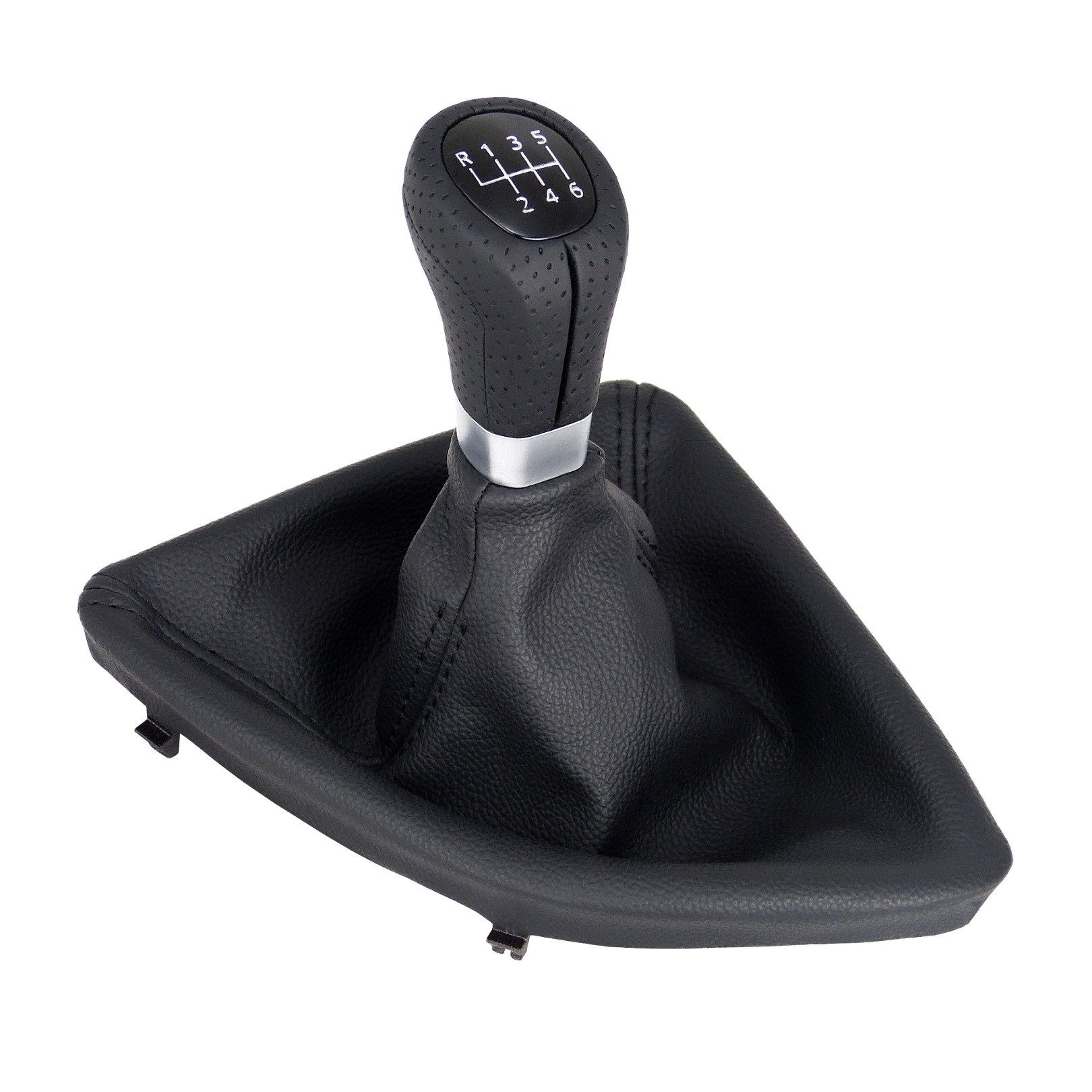 L & P Car Design Schalthebel Schaltknauf für BMW 1er Coupe Cabrio Limo Short Shift e81 e82 e87 e88 (Set, 1 St., Schaltknauf, Schaltsack, Rahmen), Plug&Play Montage