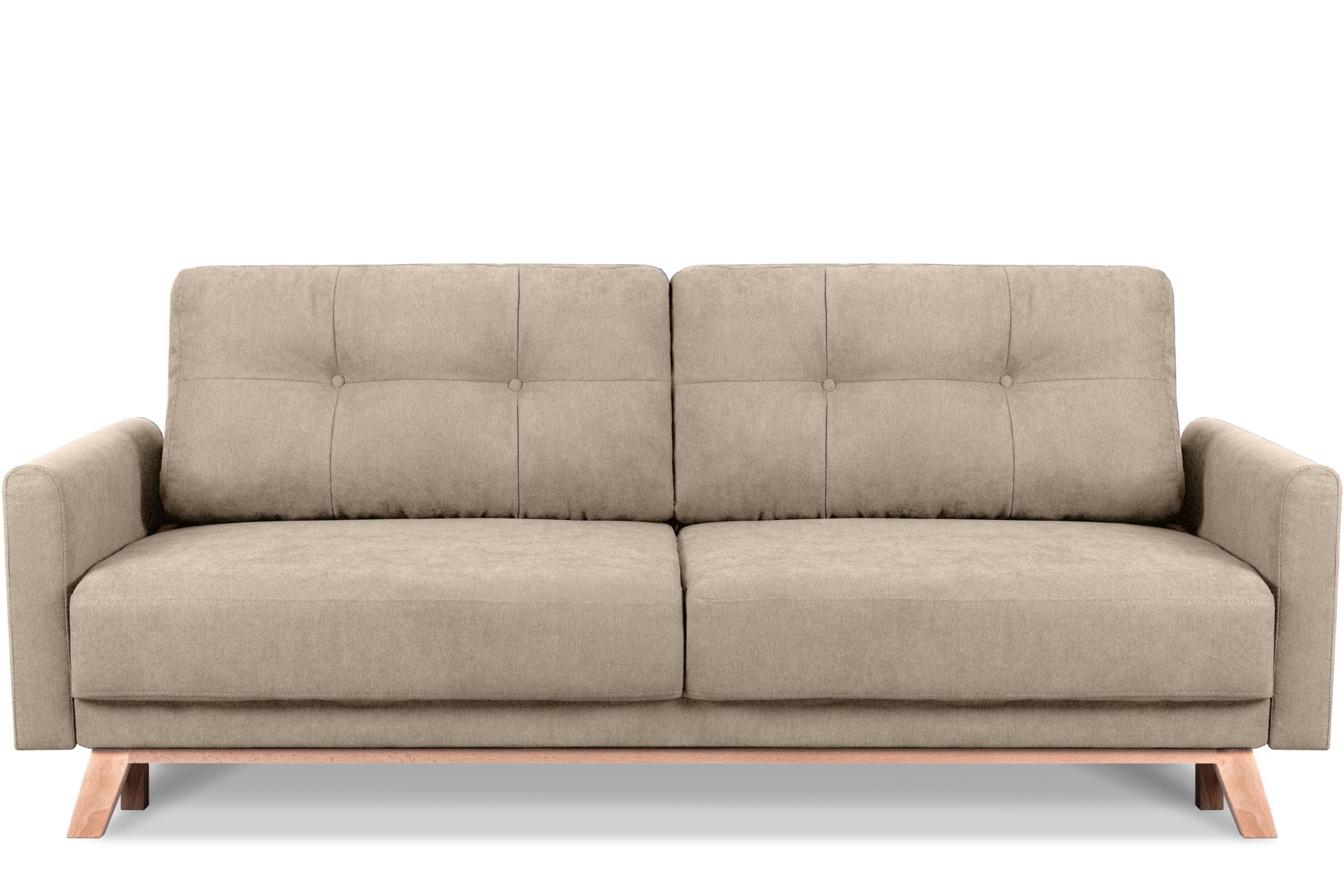 KONSIMO® Schlafsofa VISNA Sofa 3 Personen, ausziehbare Liegfläche 193×146 günstig online kaufen