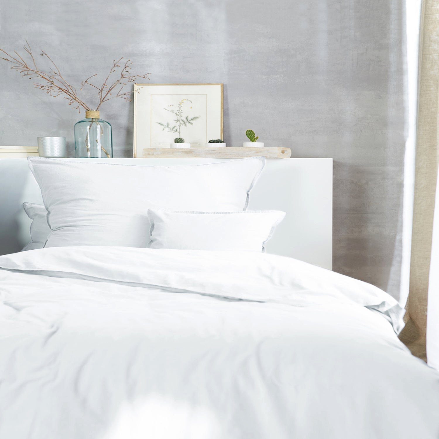 Bettwäsche hochwertige Bettwäsche aus 100% Baumwolle- Sommerbett, Giantore
