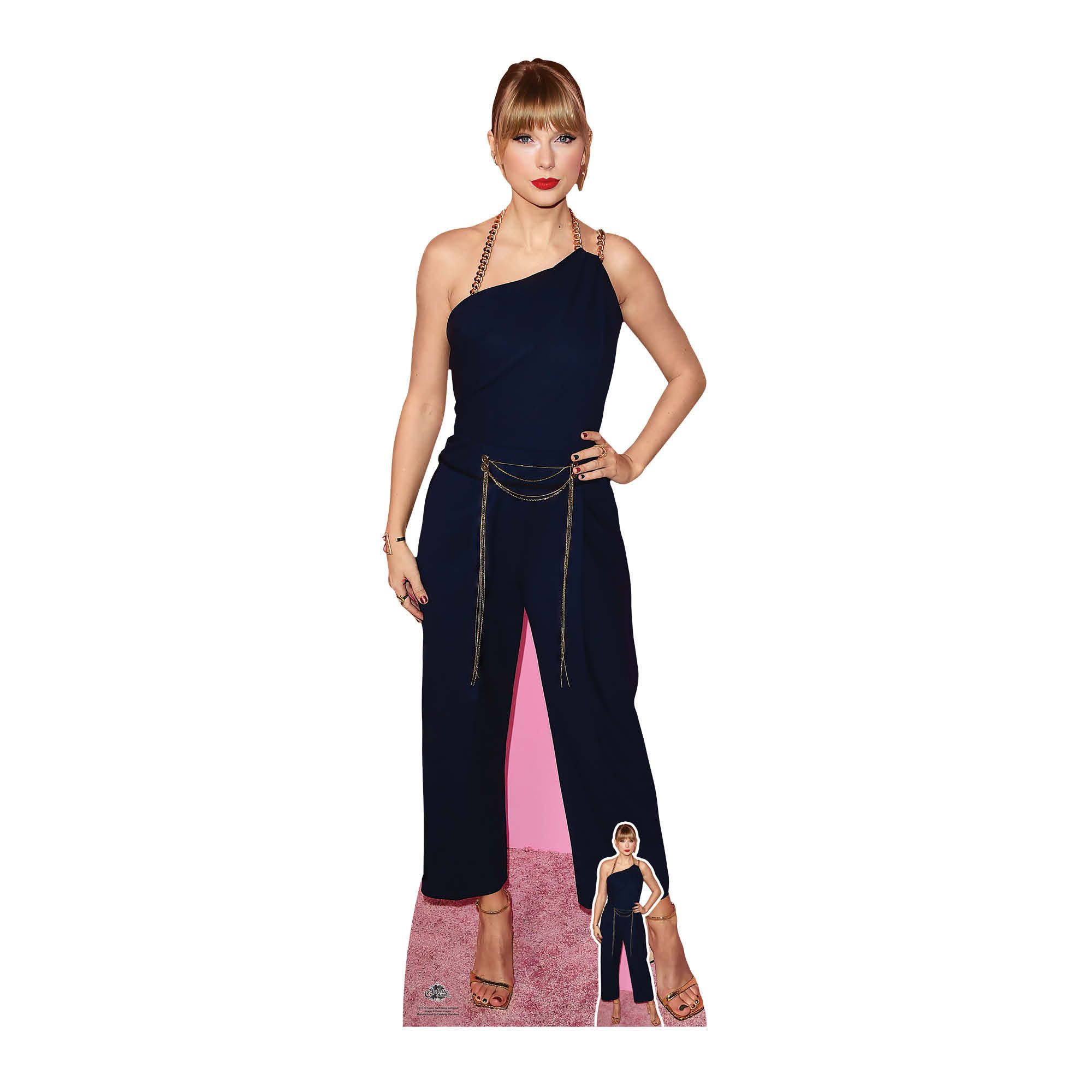Dekofigur Swift, Taylor - Pappaufsteller - Navy Jumpsuit - Pappaufsteller