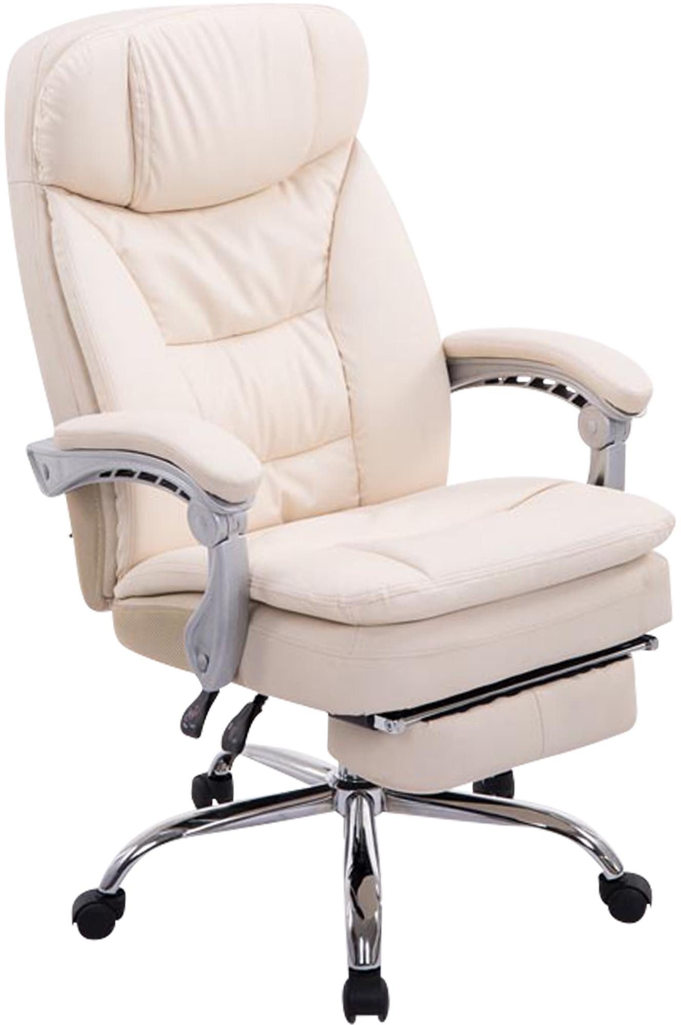 CLP Schreibtischstuhl XL Troy, mit Fußstütze ausziehbar