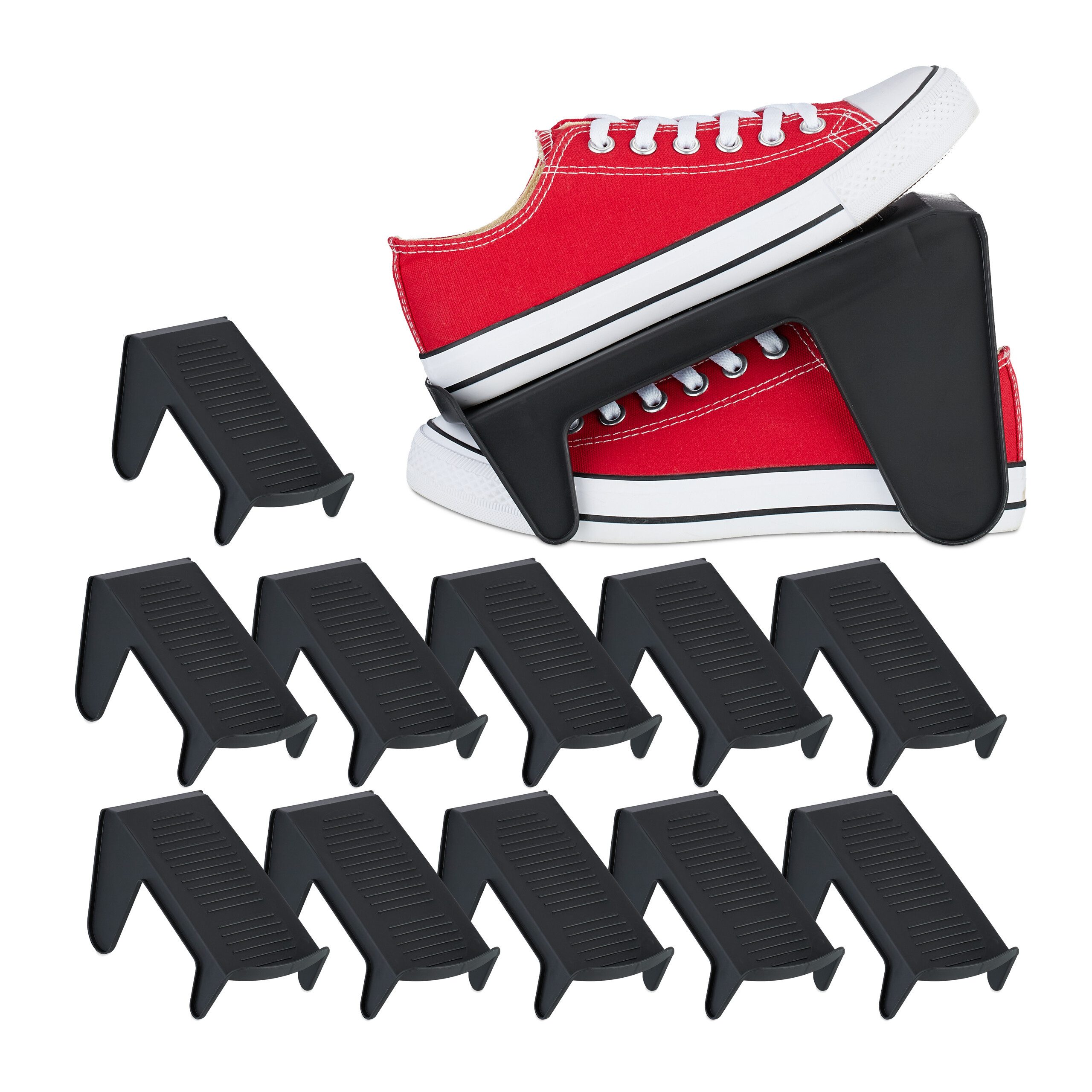 Schuhstapler Schuhhalter 12er Set