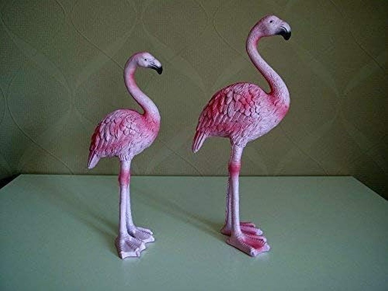 formano Tierfigur rosa Flamingo Vögel im 2er Set
