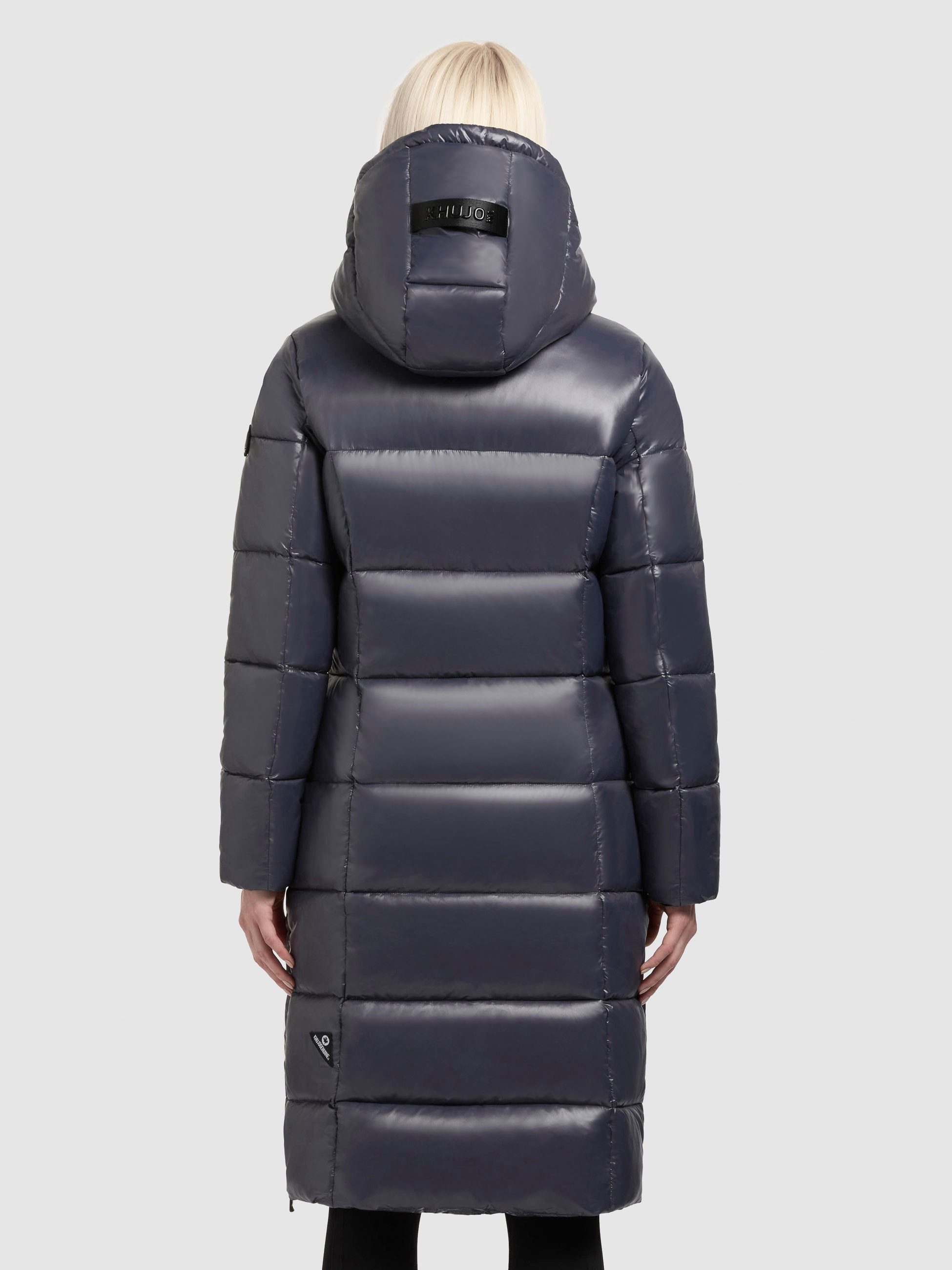 khujo Steppmantel "Shane2-YM", Glänzender Damen Wintermantel mit (abnehmbar günstig online kaufen