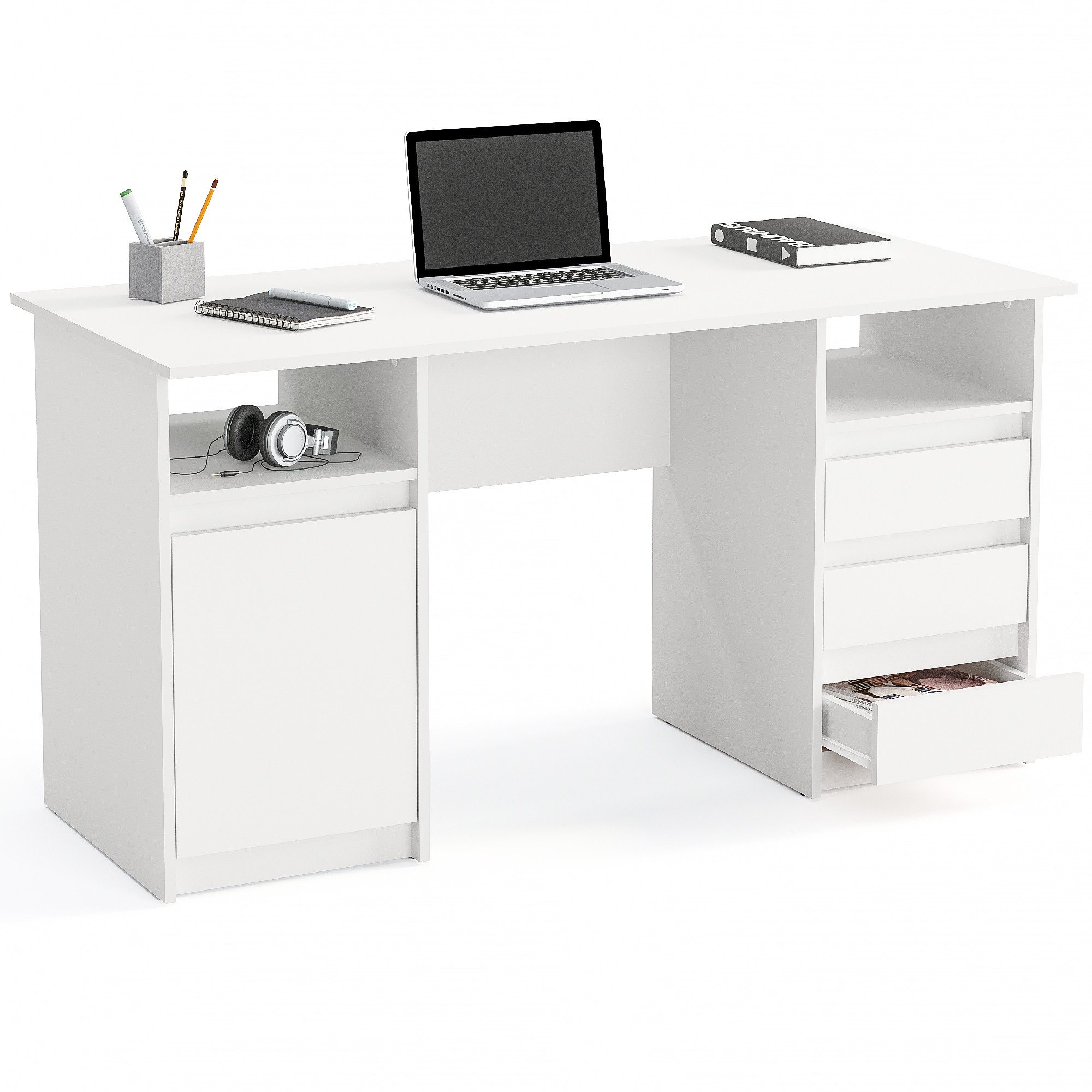 KOMTO Schreibtisch Oslo 145 Schreibtisch mit günstig online kaufen