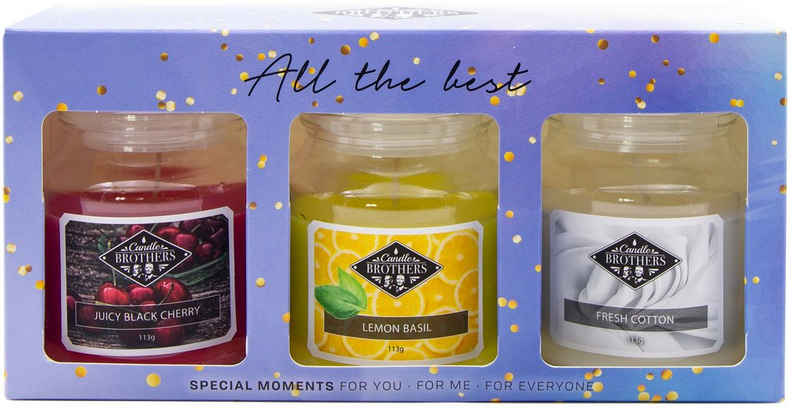Candle BROTHERS Duftkerze »All the best« (Set, 3-tlg)
