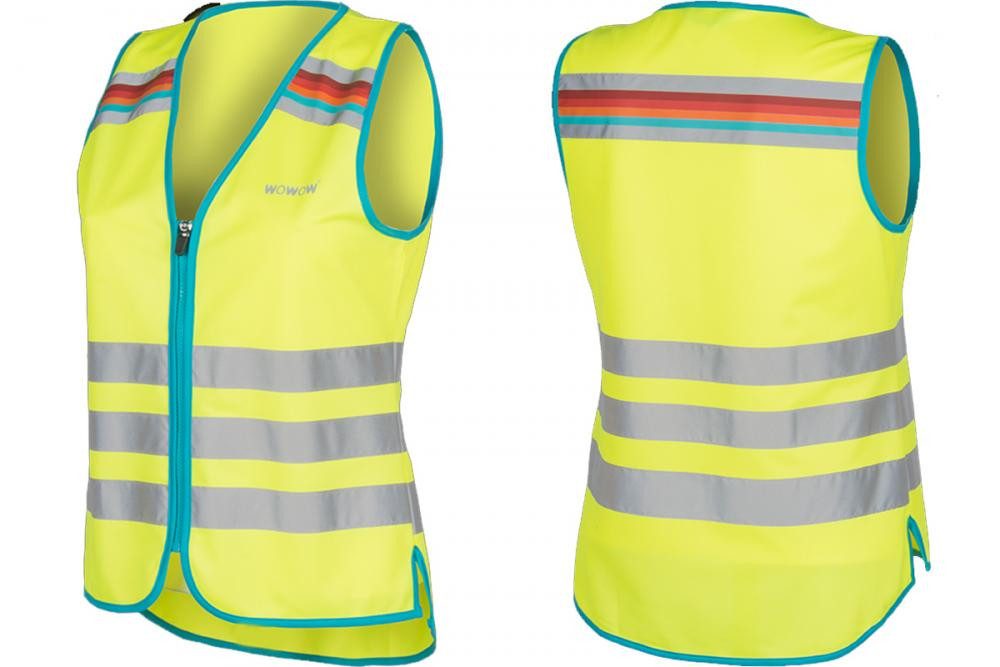 WOWOW Warnweste Wowow Sicherheitsweste Lucy Jacket Größe L gelb