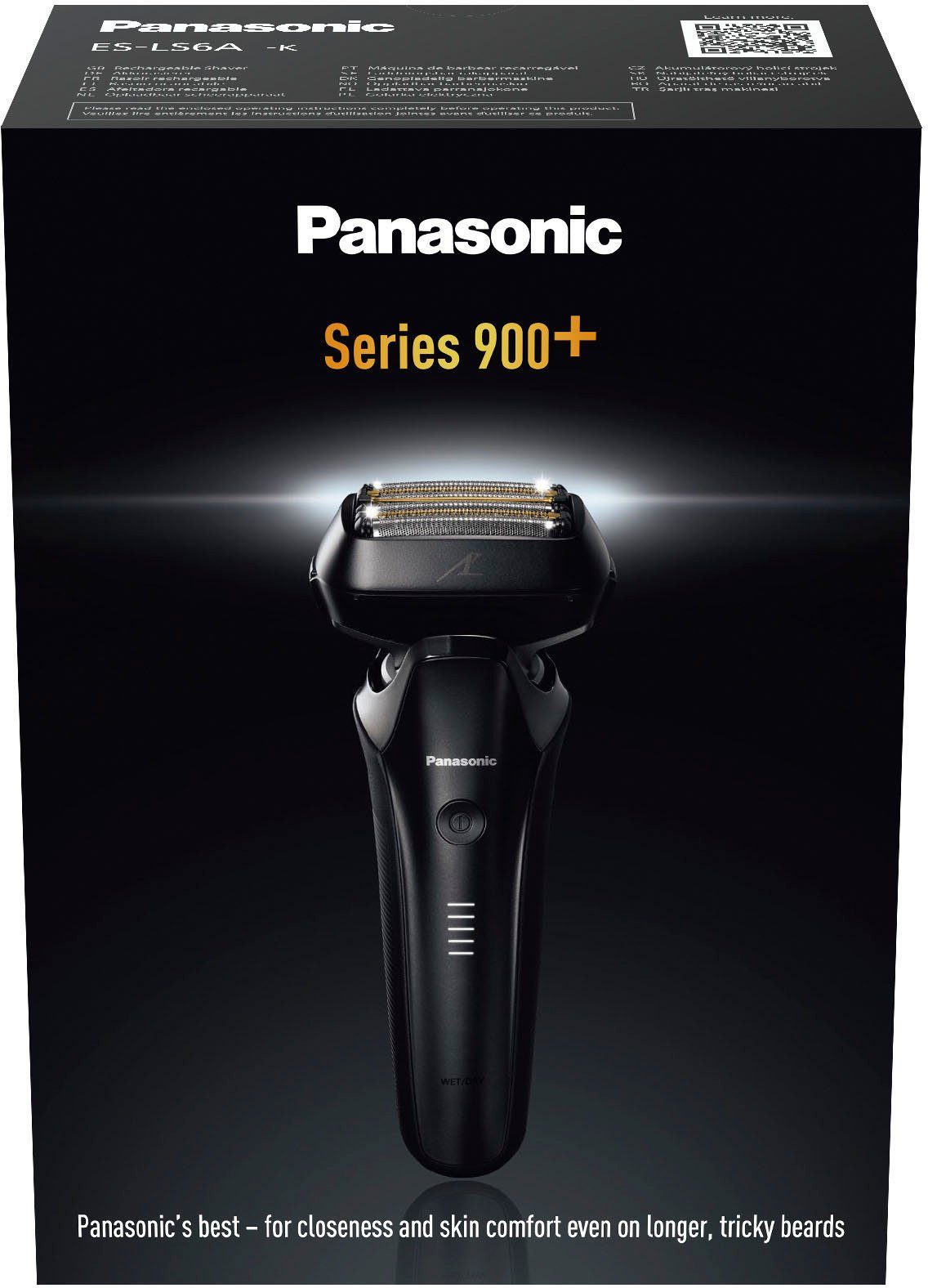 Elektrorasierer Series ES-LS6A-K803, Panasonic Langhaartrimmer Rasierer 900+ Premium