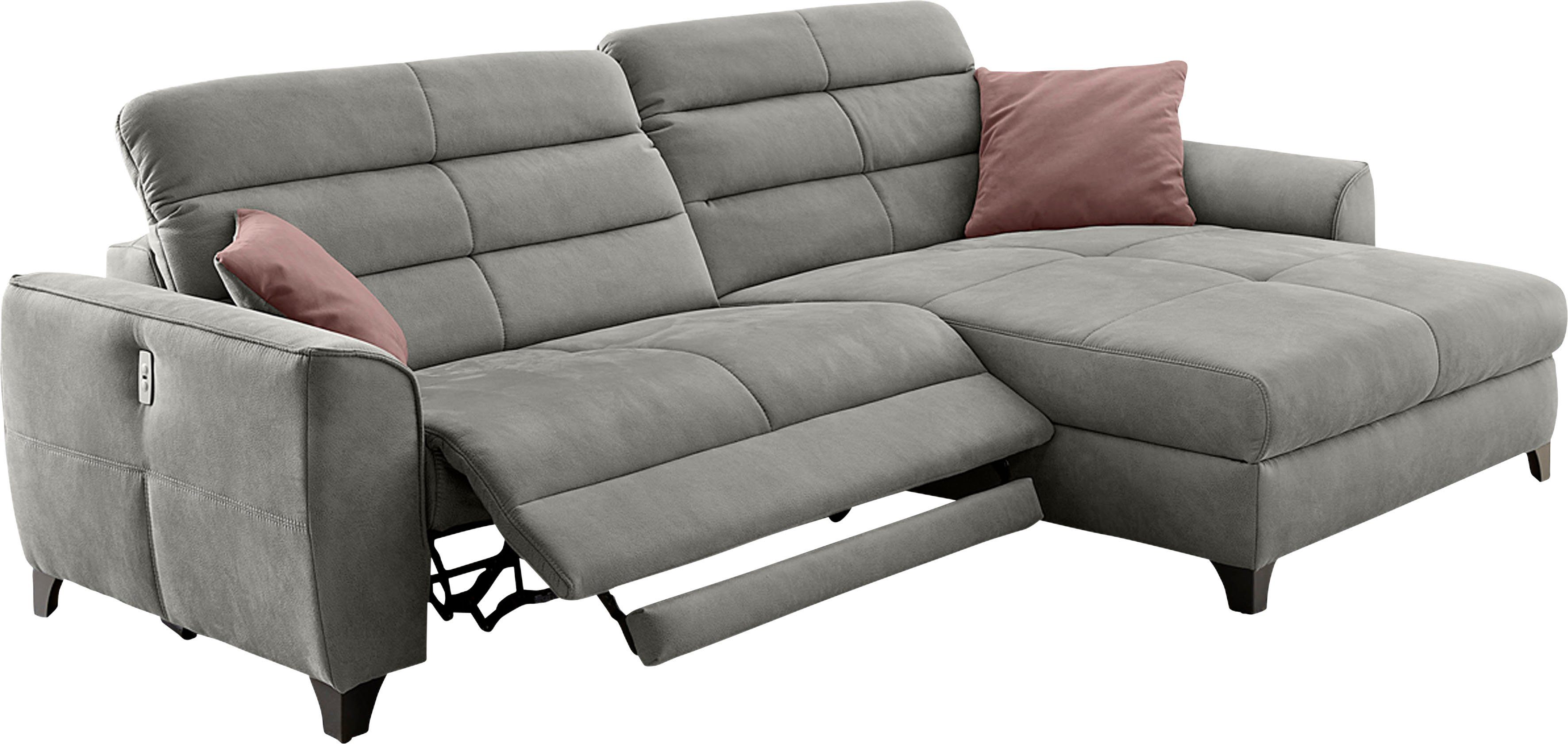 120cm Jockenhöfer Ecksofa breiten, Relaxfunktionen mit elektromotorischen 2x One, Double Gruppe