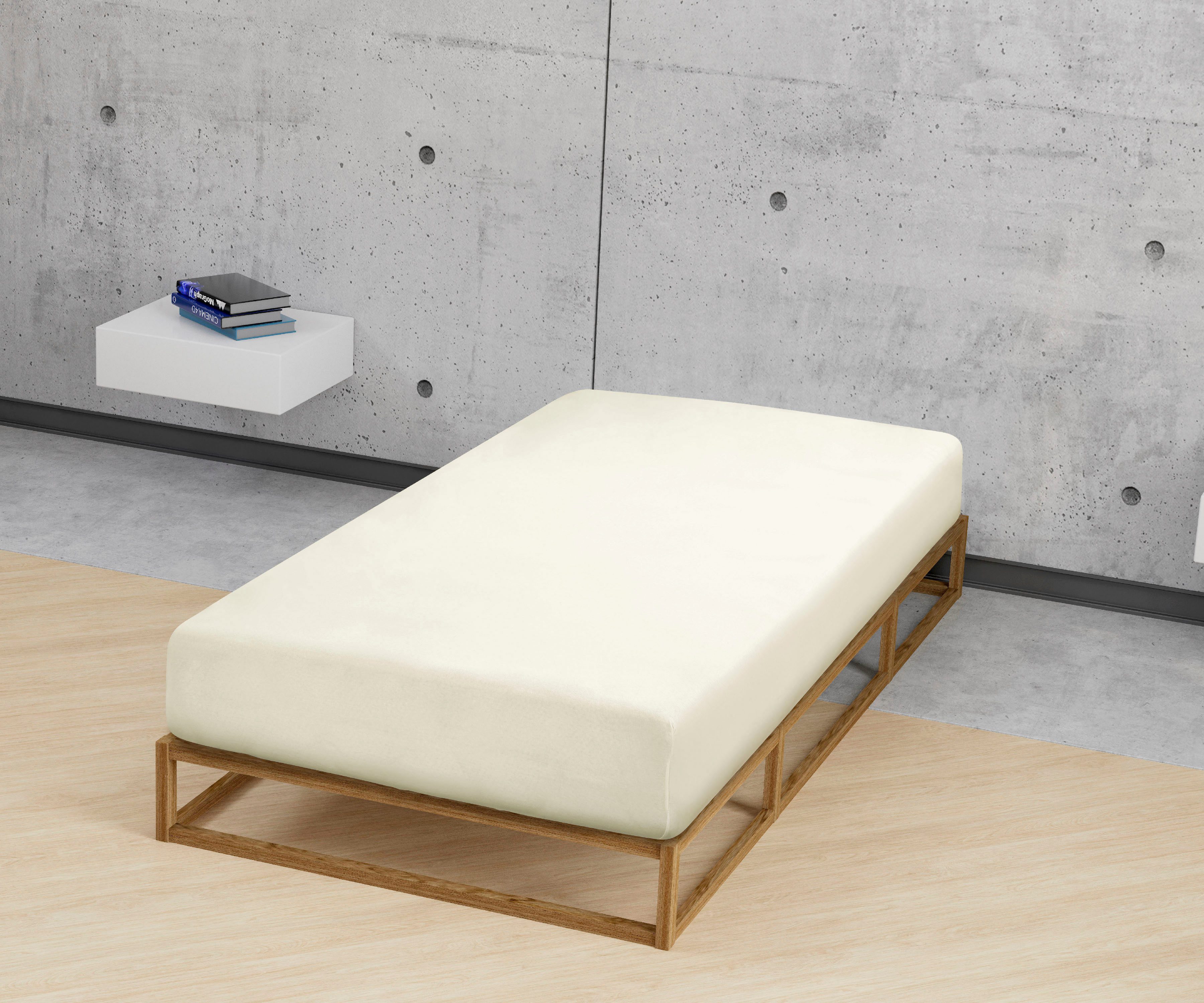 Biberna Spannbettlaken Marc, Jersey, Gummizug: rundum, (1 Stück), aus Baumw günstig online kaufen