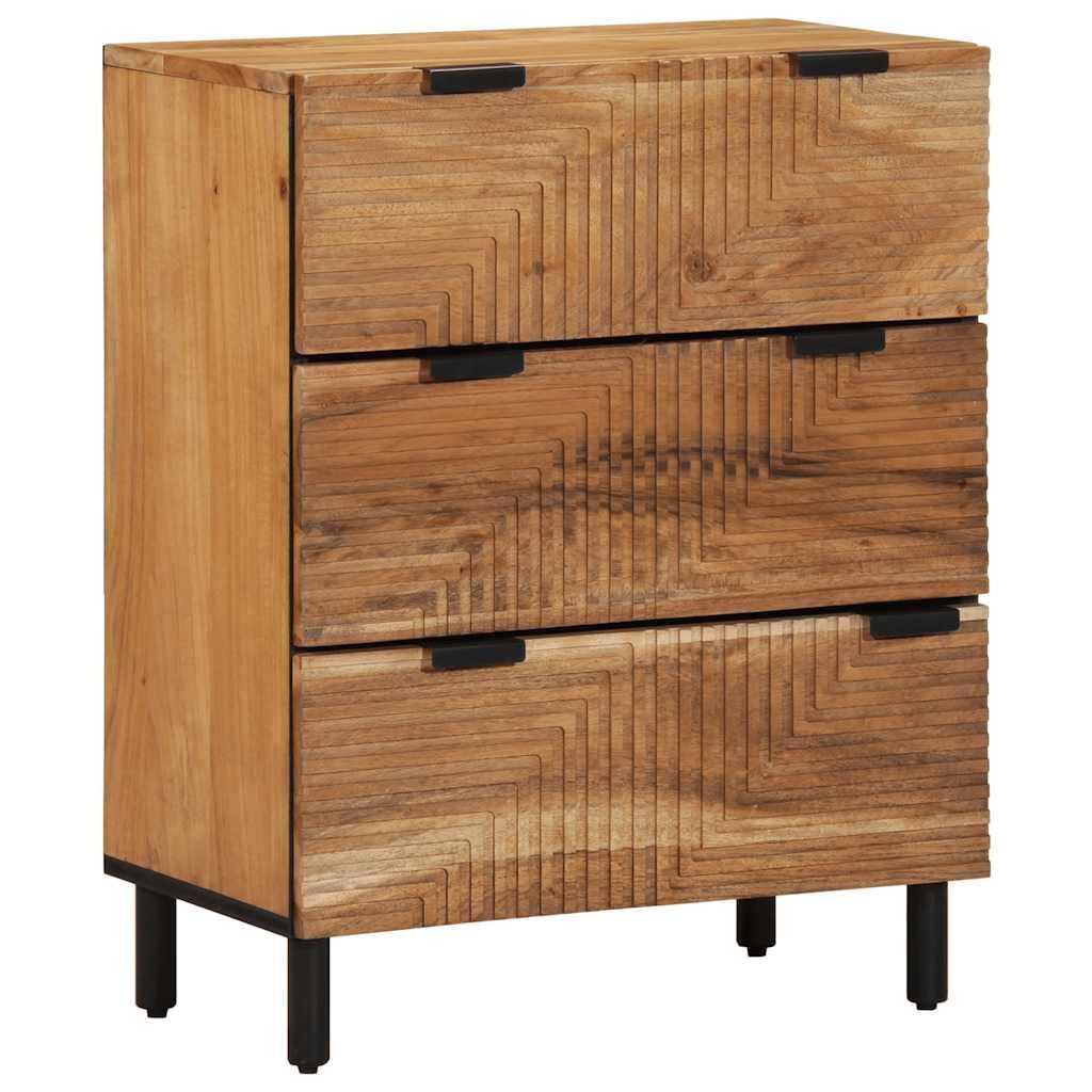 Fächerschrank Sideboard 60x33x75 cm Massivholz