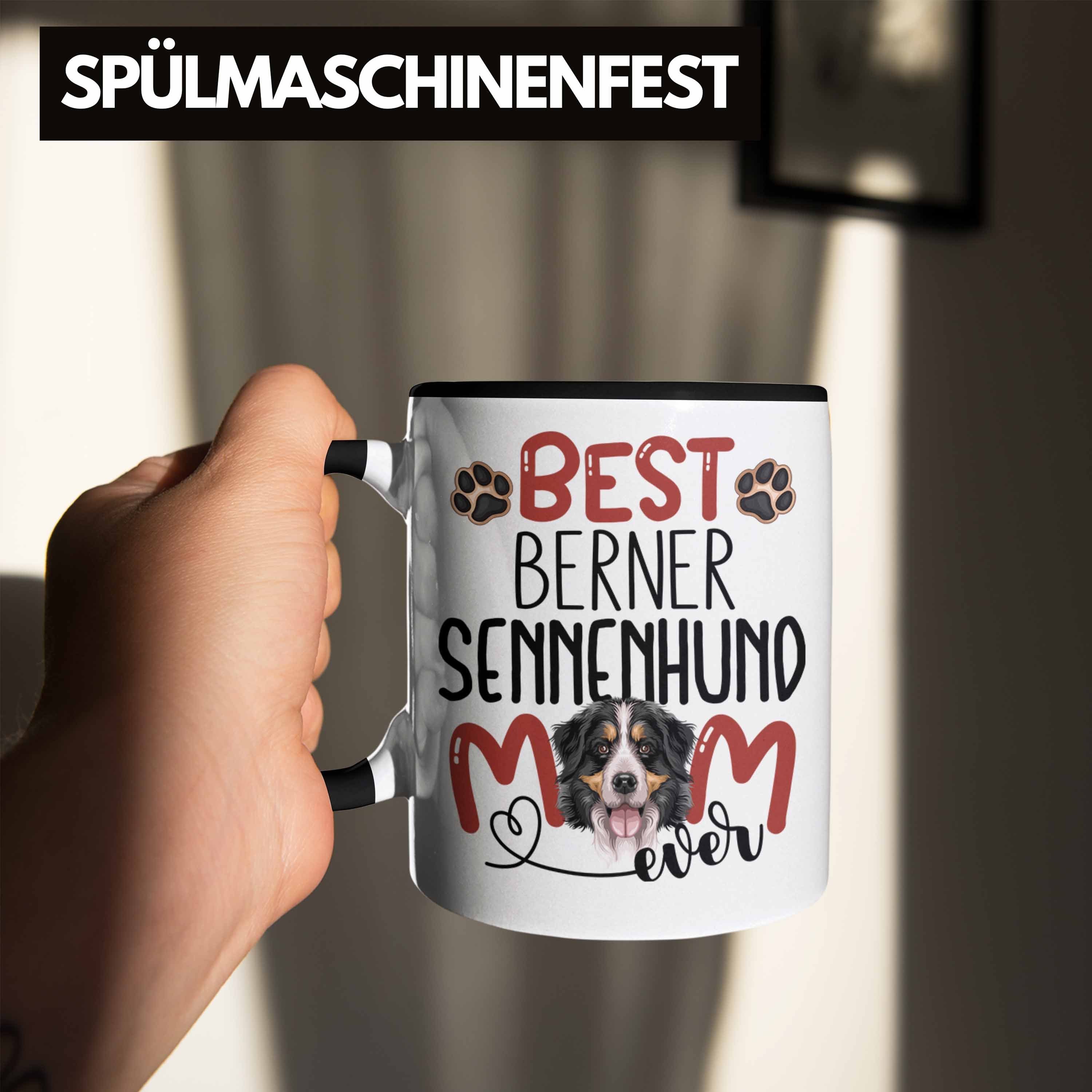 Spruch Berner Schwarz Besitzerin Gesche Geschenk Mom Trendation Tasse Lustiger Tasse Sennenhund