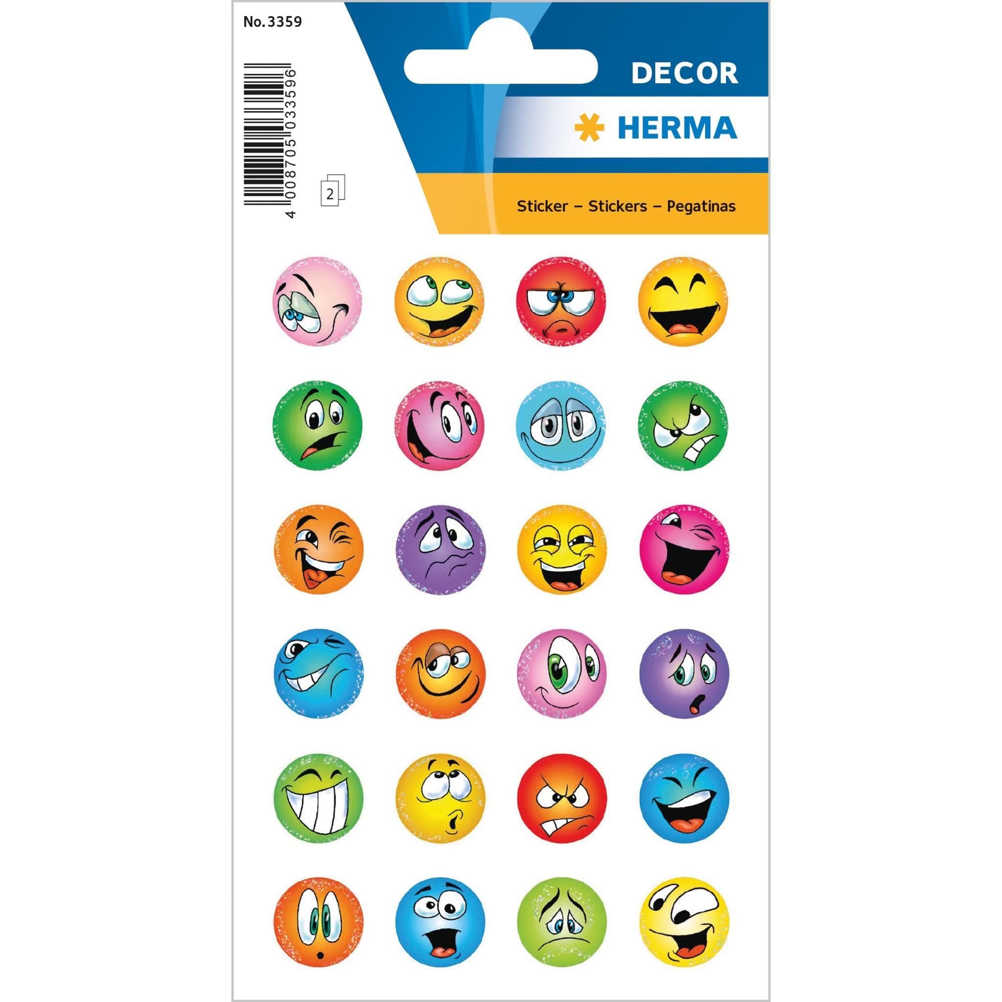 HERMA Sticker Herma Sticker DECOR Belohnungssticker beglimmert 2 Bl