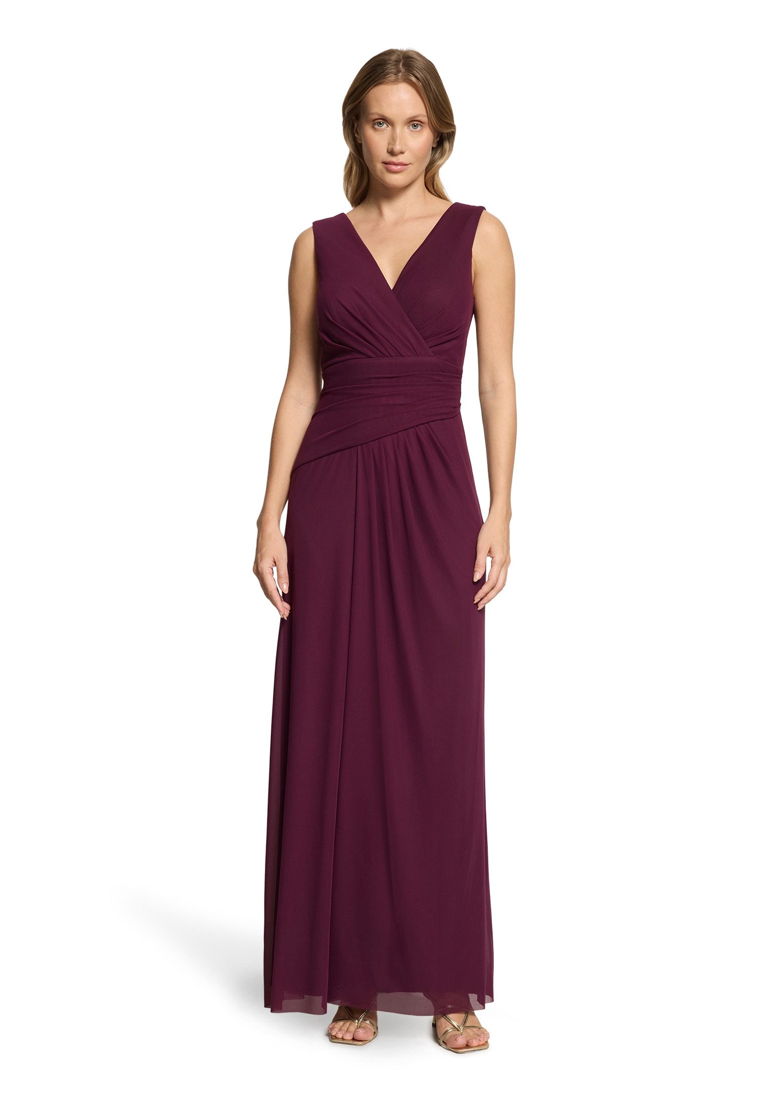 Abendkleid Damen mit V-Ausschnitt