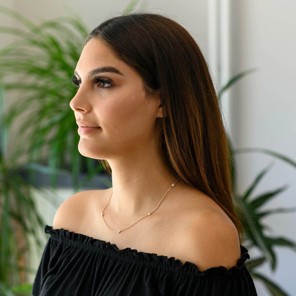 Materia Collierkettchen Damen Collier Rosegold 925 Silber CO-29-Rose, mit e günstig online kaufen