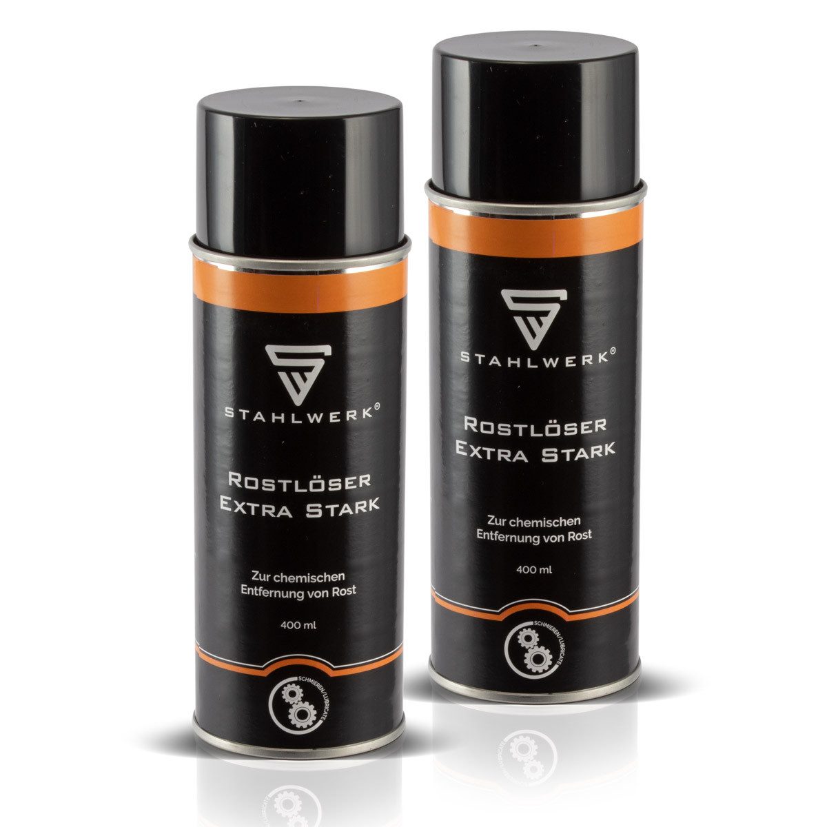 STAHLWERK 2er Set Rostlöser Extra Stark, multifunktionales Spray Rostentferner (Set, [2-St. Set zum Lösen und Entfernen von Rost und Oxidation)