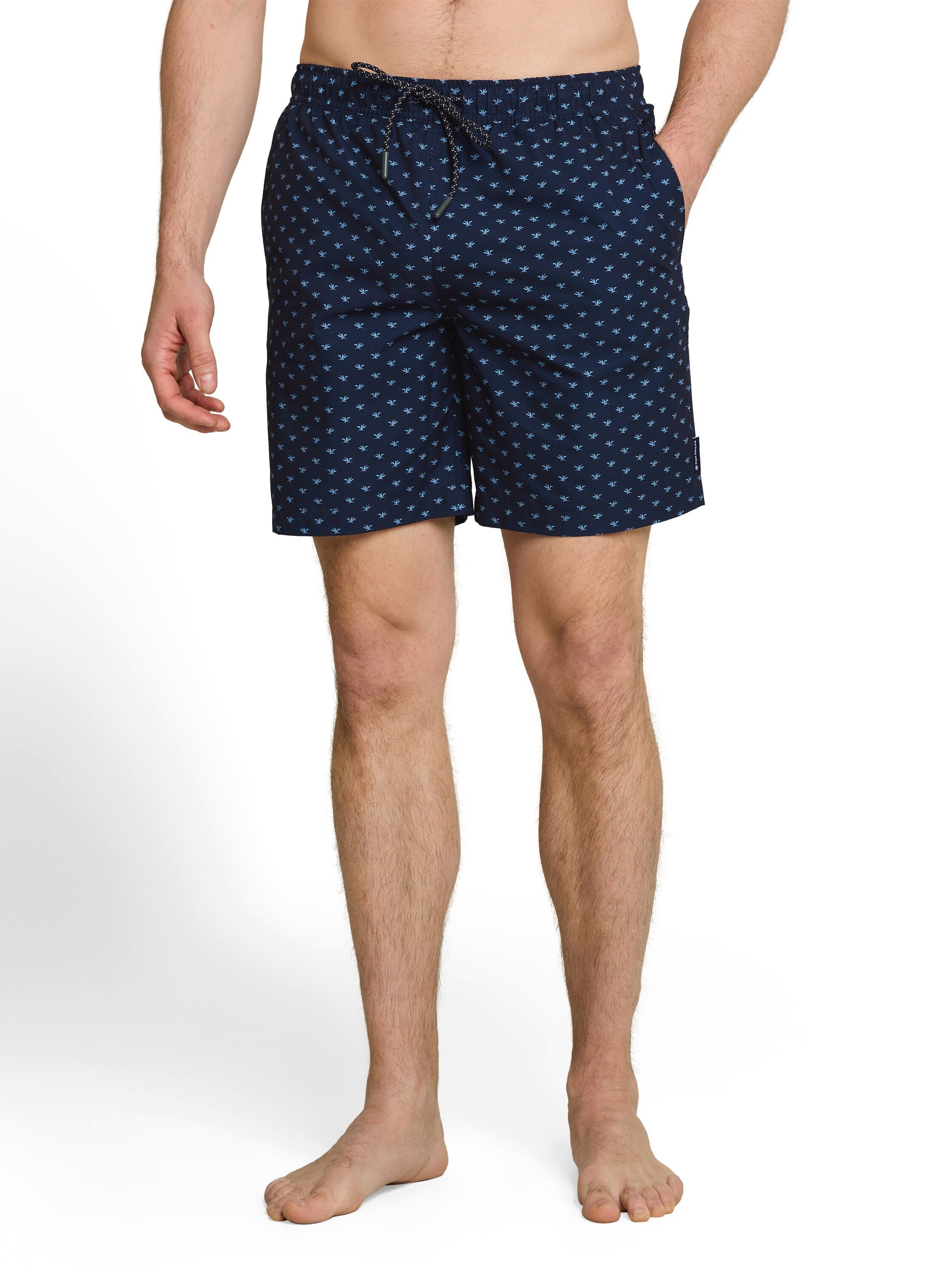 TOM TAILOR Badeshorts mit Minimal-Print