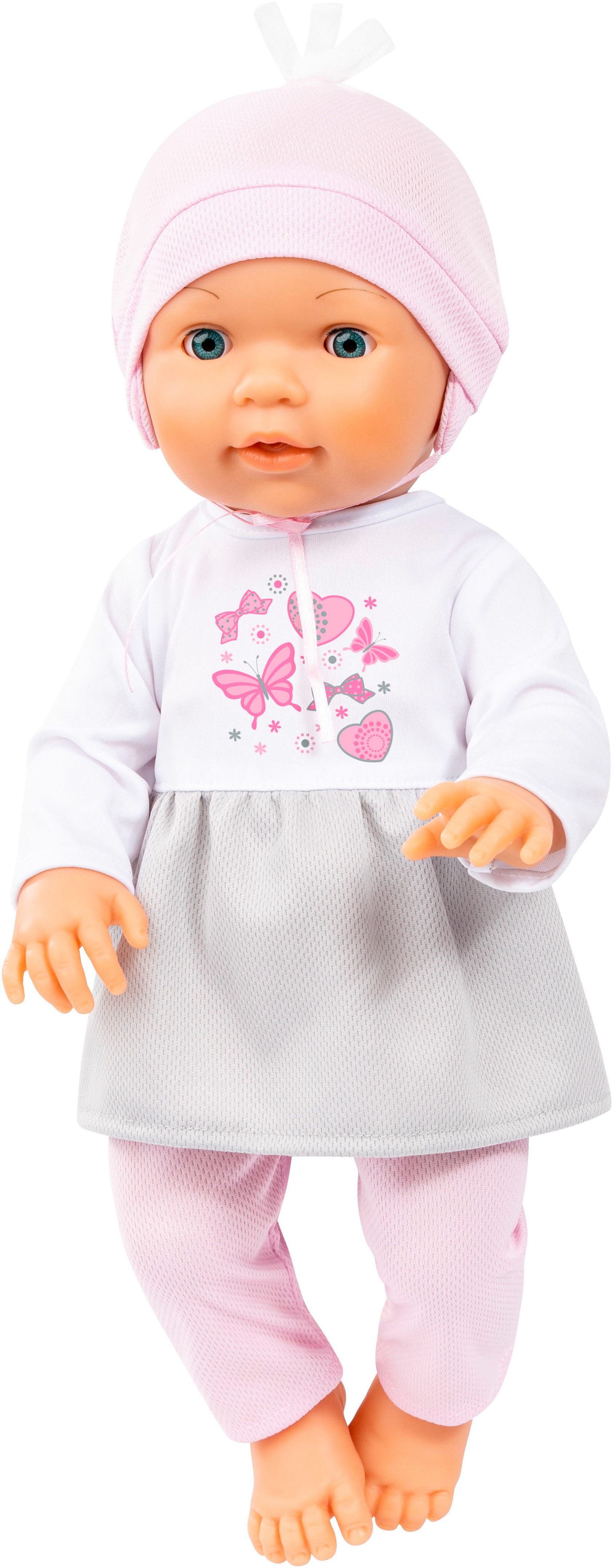 Bayer Puppenkleidung Kleid/Hose rosa (Set, 6-tlg) günstig online kaufen